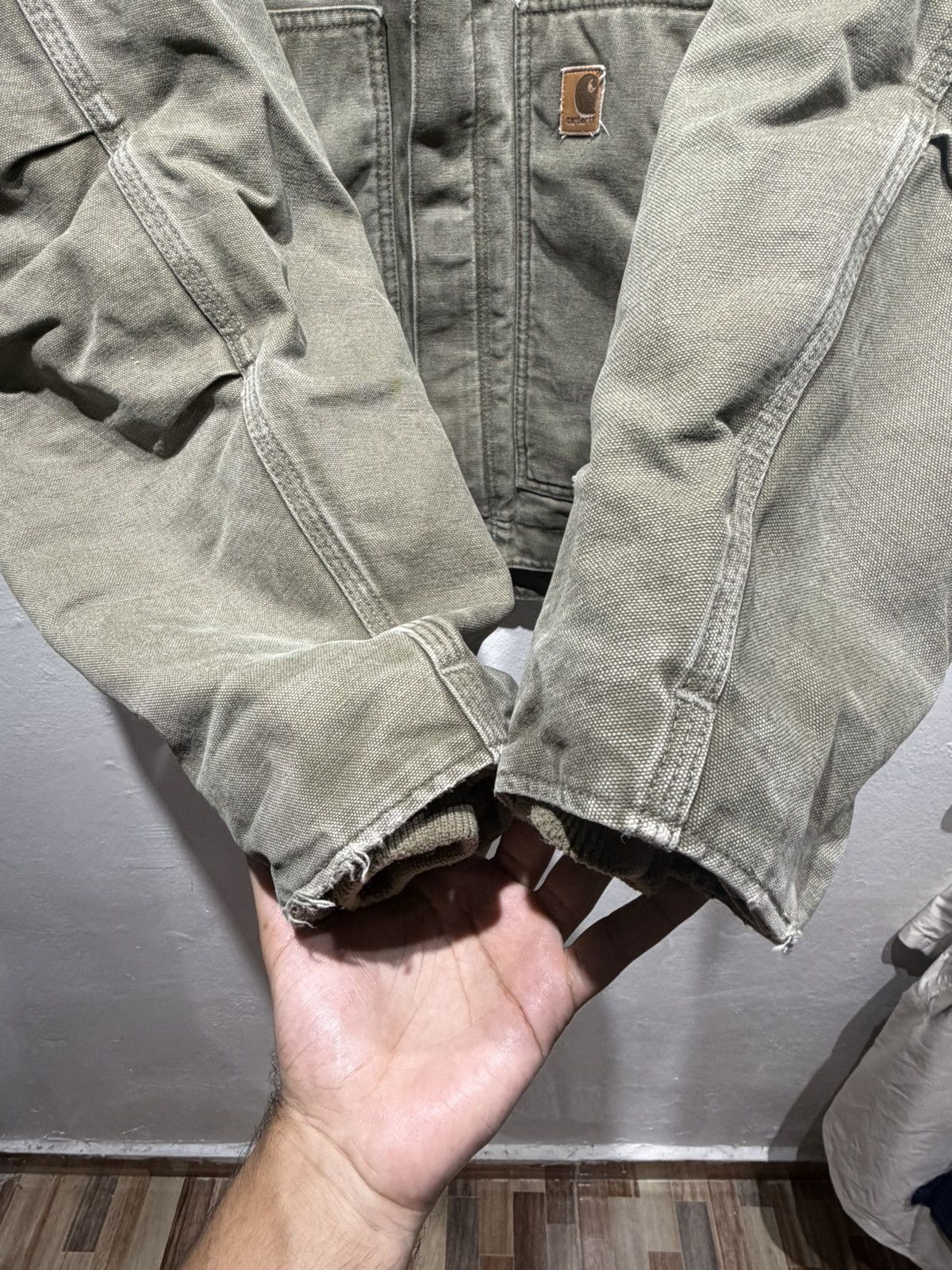 Carhartt Y2k Carhartt pine green sherpa jacket Size US XL / EU 56 / 4 - 7 Thumbnail