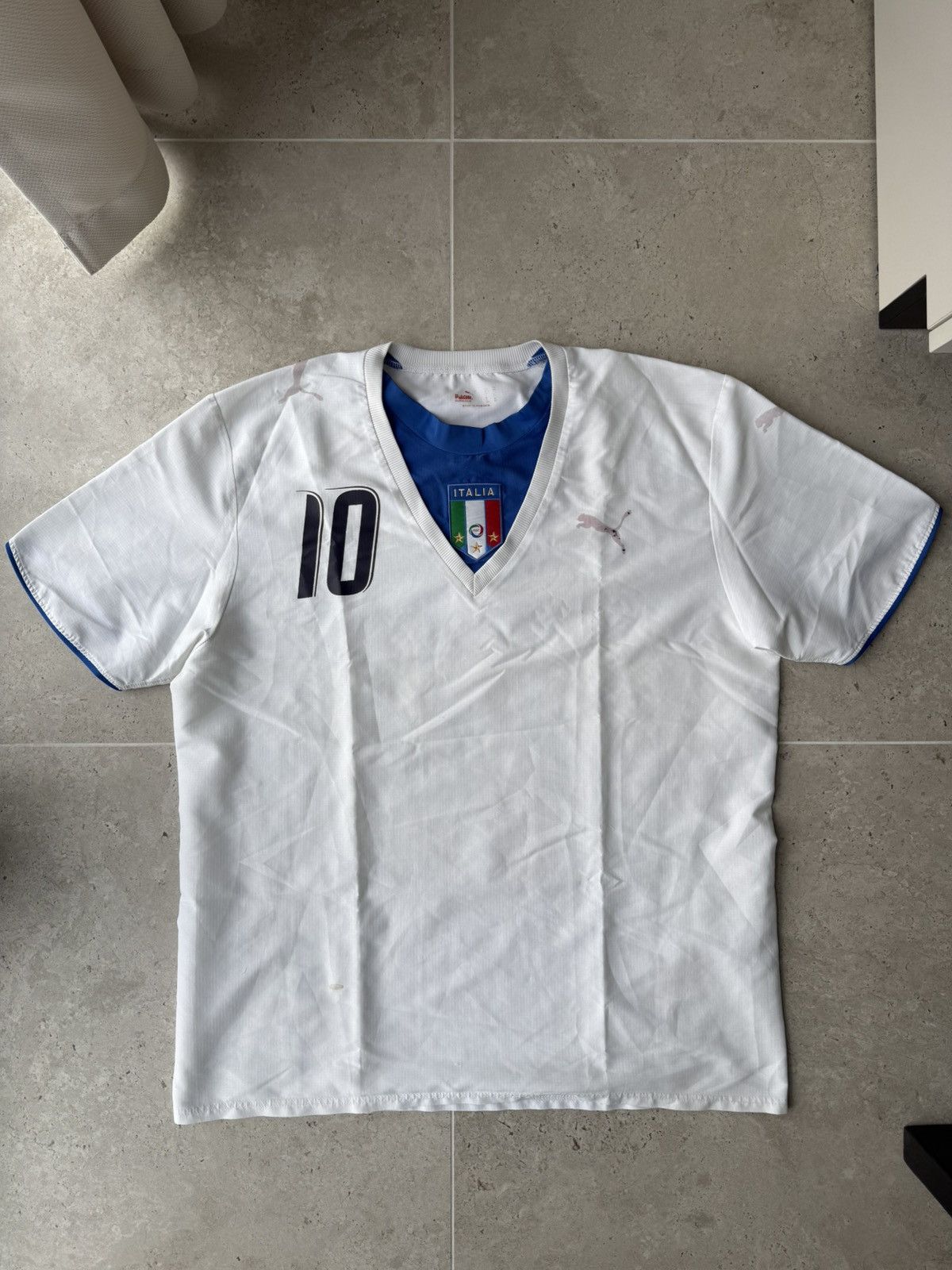 Puma 2006 Puma Italy Soccer Jersey Francesco Totti World Cup Size US XL / EU 56 / 4 - 1 Thumbnail