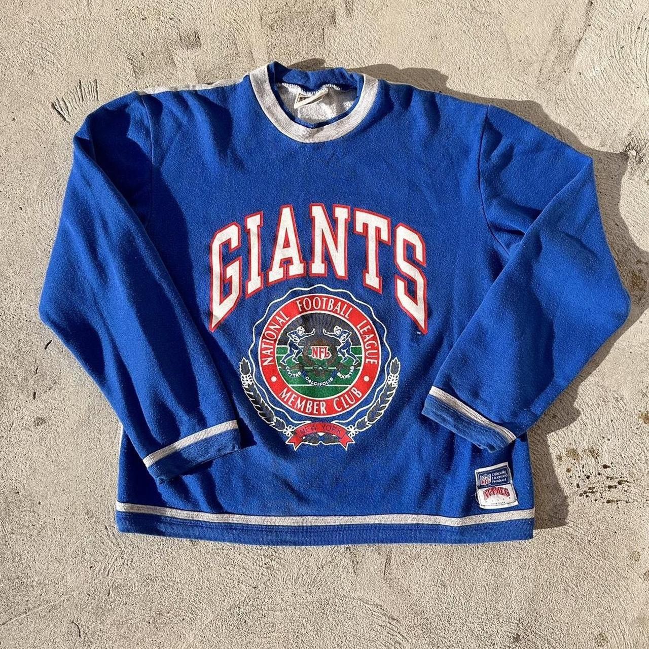 Nutmeg Vintage 90s Nutmeg Mills New York Giants crewneck sweatshirt Size US M / EU 48-50 / 2 - 1 Thumbnail