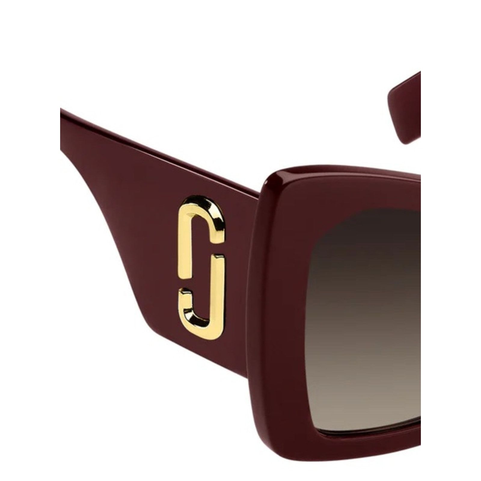 Marc Jacobs New Marc Jacobs MARC761/S 0LHFHA Women Burgundy Square Size ONE SIZE - 3 Thumbnail