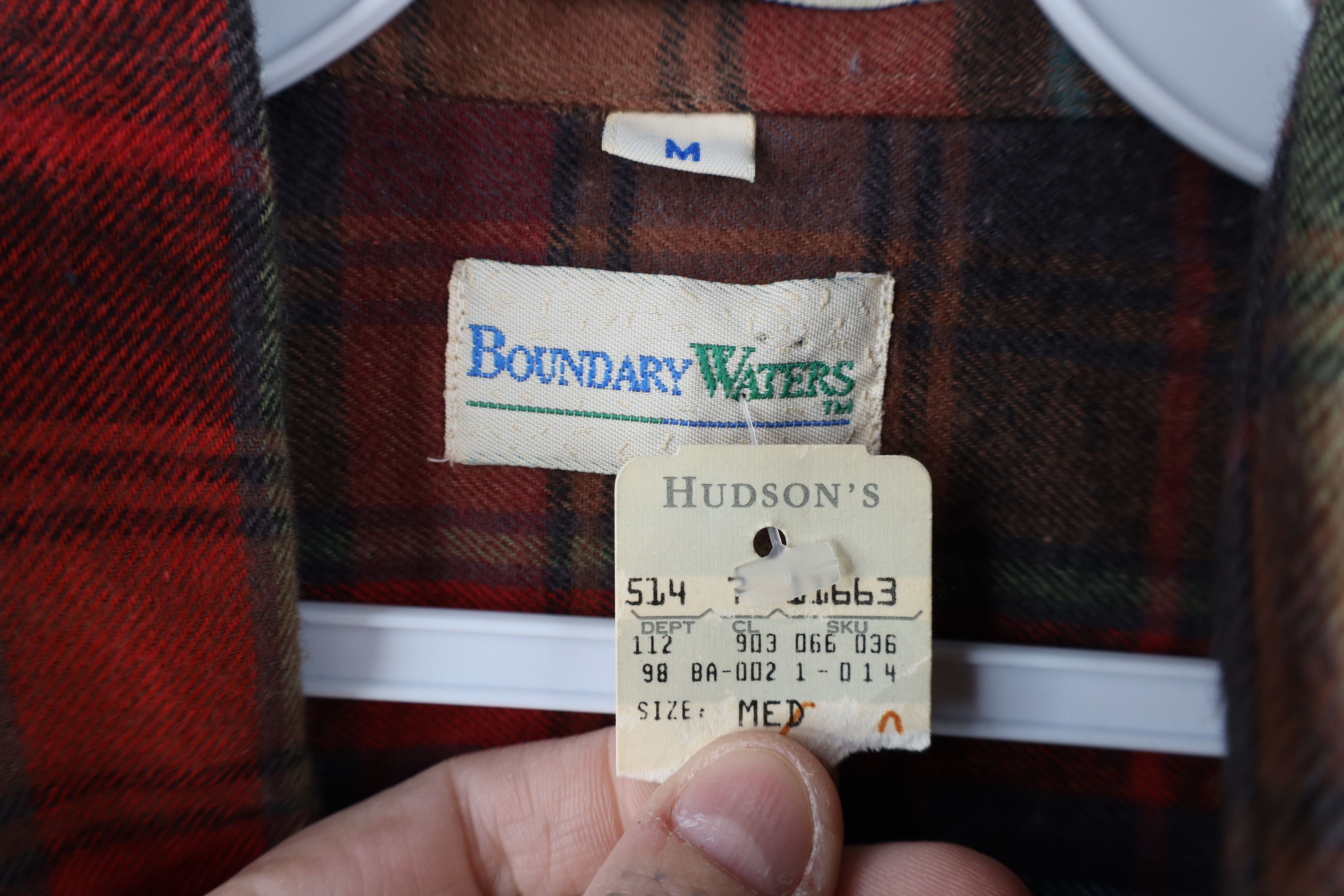 Vintage Deadstock Vintage 90s Streetwear Flannel Button Down Shirt Size US M / EU 48-50 / 2 - 7 Thumbnail