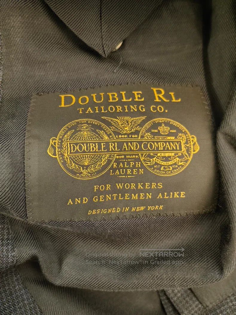 RRL Ralph Lauren RRL Ralph Lauren Unisex Vintage Gun Collar Double Button F Size 42R - 3 Thumbnail