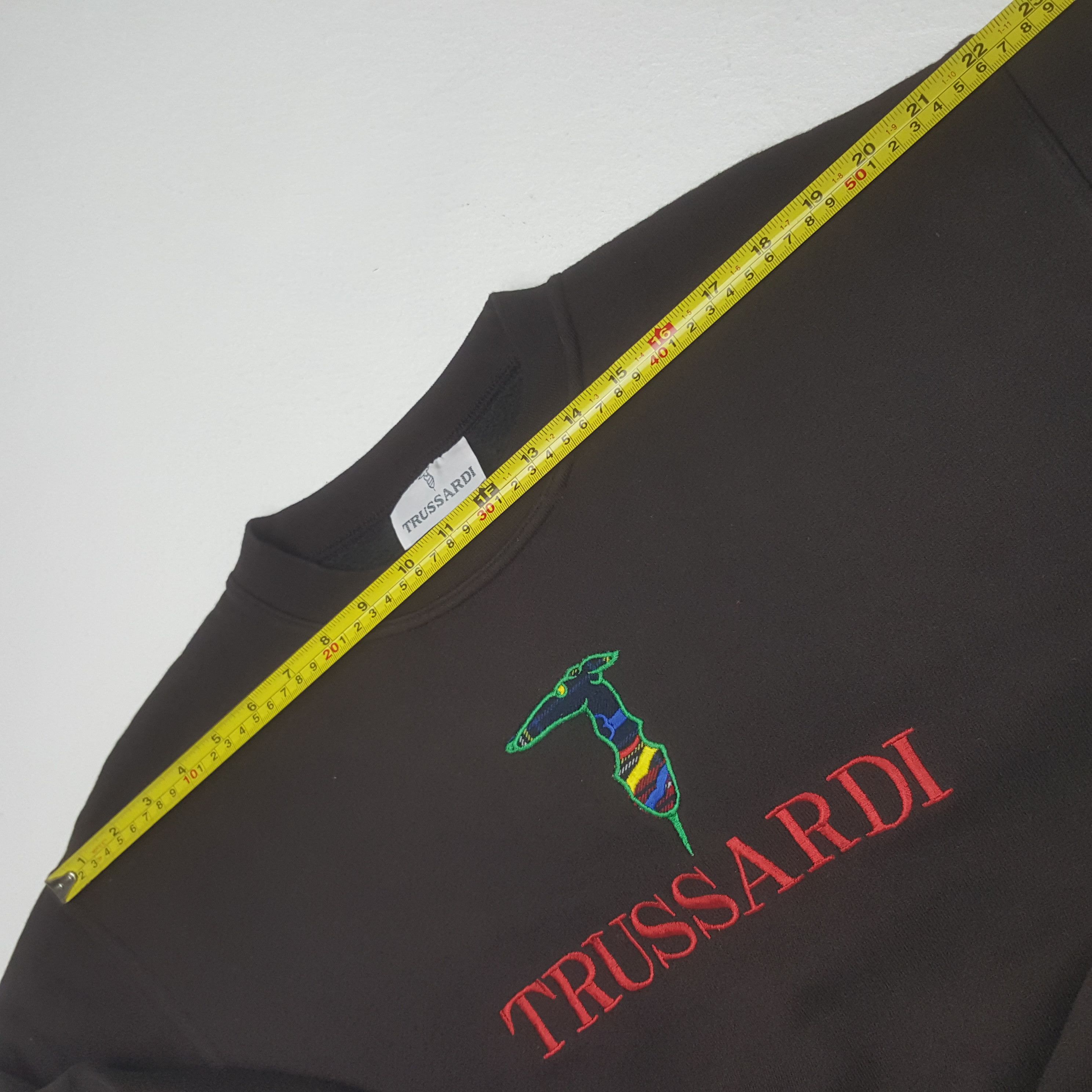 Trussardi Vintage Trussardi Embroidery Logo Sweatshirt Size US L / EU 52-54 / 3 - 10 Thumbnail