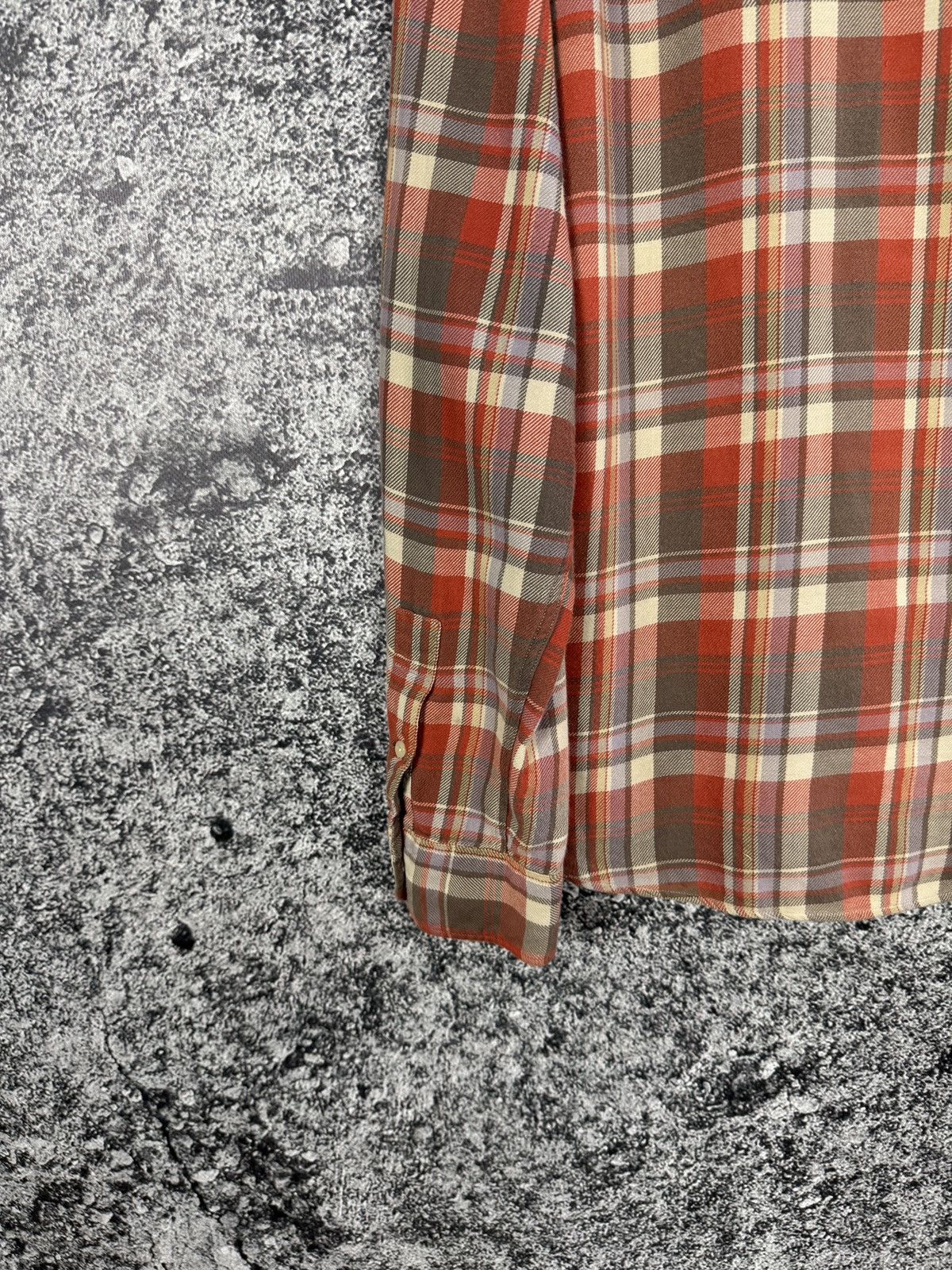 Allsaints Allsaints Gotland Long Sleeve Plaid Shirt Button Up Size L Size US L / EU 52-54 / 3 - 11 Thumbnail