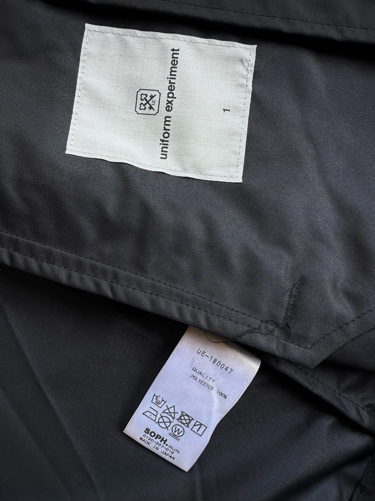 uniform experiment uniform experiment Philosophy Print Hooded Blouson 1 Size US S / EU 44-46 / 1 - 5 Thumbnail