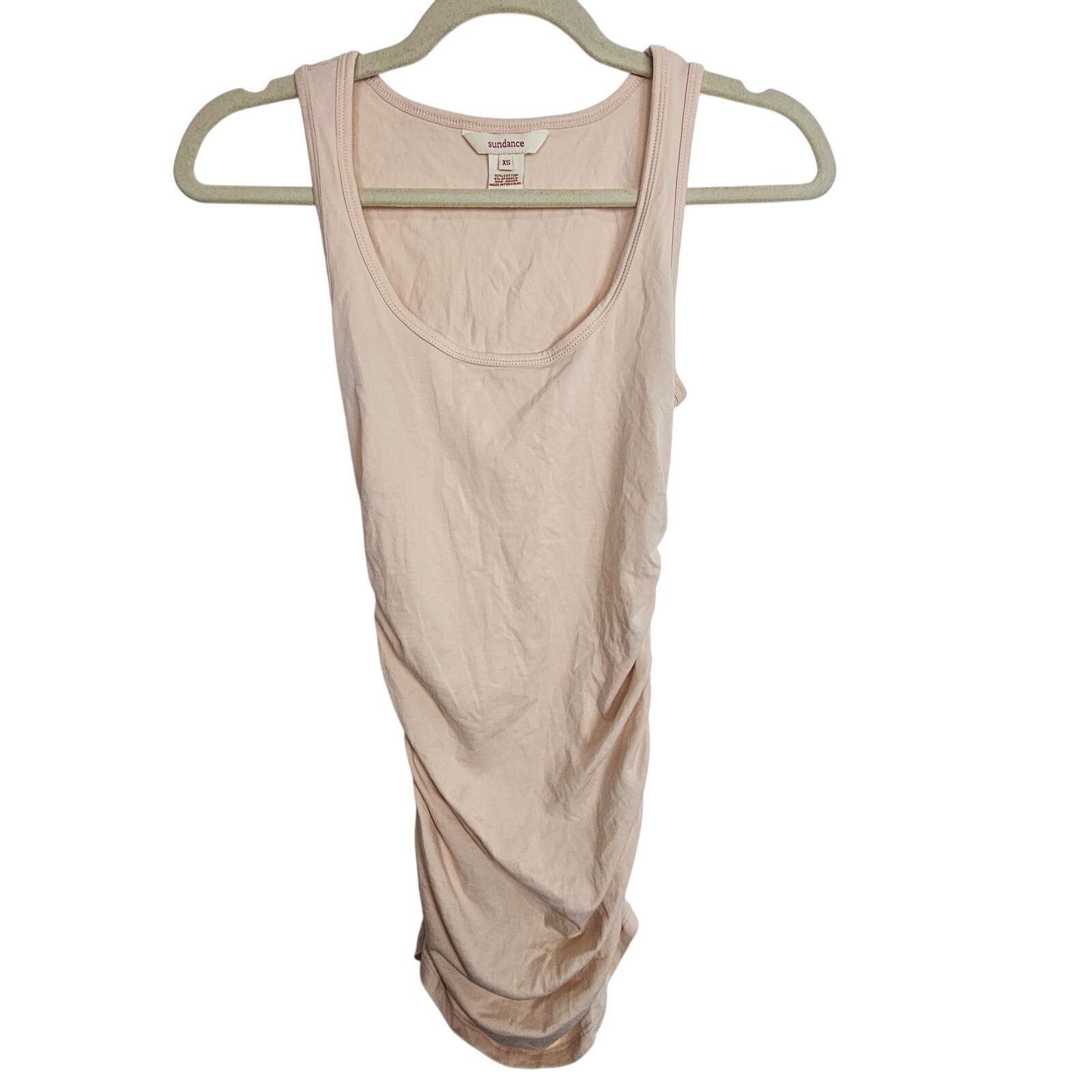 Sundry Sundance Womens Ruched Tank Top Size XS Neutral Boho Stretch Size XS / US 0-2 / IT 36-38 - 1 Thumbnail