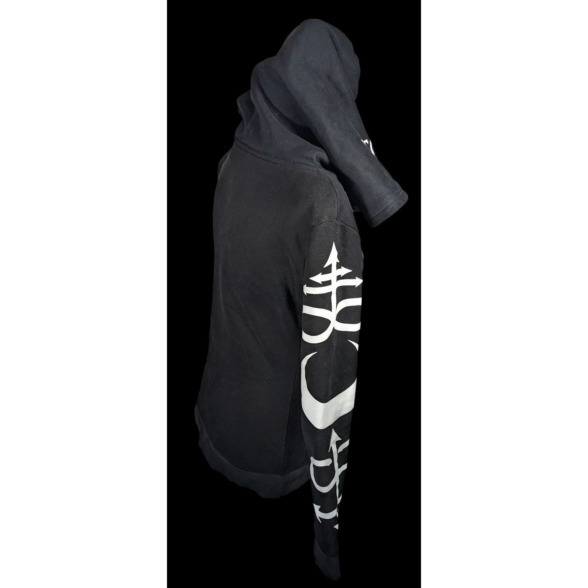 Other Restyle Gothic Witch Occult Symbol Black Zip Hoodie Size S / US 4 / IT 40 - 5 Thumbnail