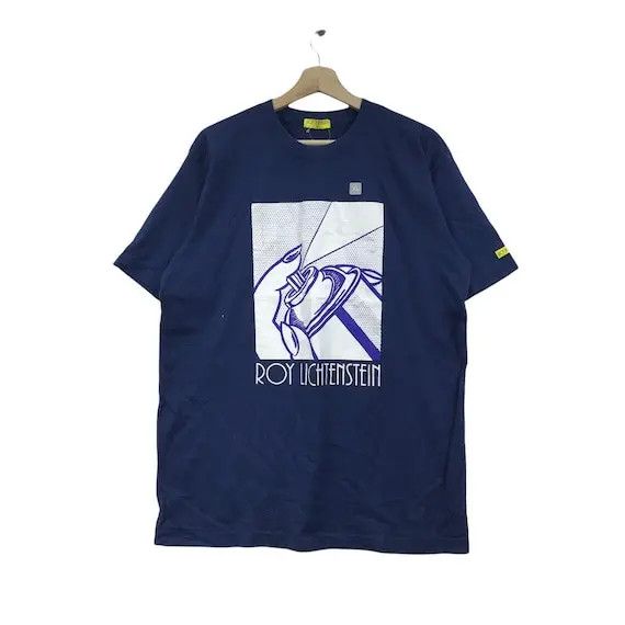 Uniqlo Vtg ROY LICHTENSTEIN GRAFFITI Pop Art Tee Shirt Strip Comic Size US L / EU 52-54 / 3 - 1 Thumbnail