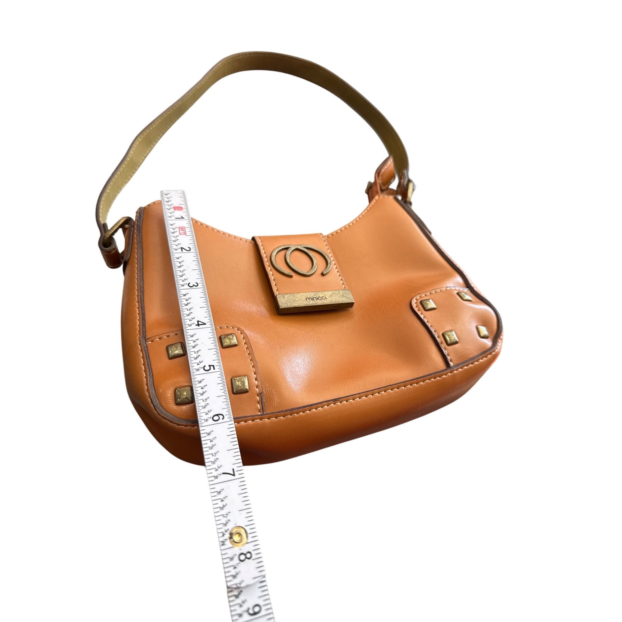 Other Minicci Tan Vinyl Studded womens handbag SKU7956/Q564586 Size ONE SIZE - 4 Thumbnail