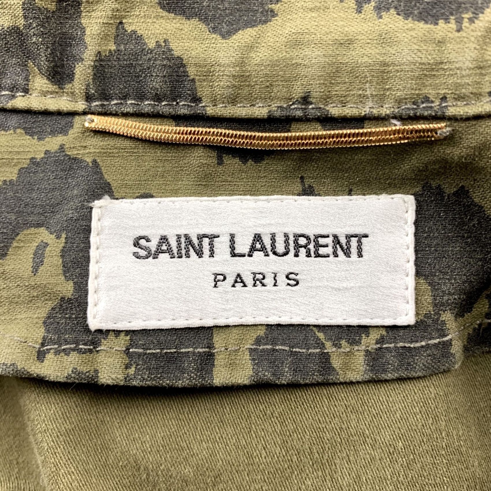 Yves Saint Laurent SAINT LAURENT Cotton Vest Size 6 Olive Black Leopard SS16 Size M / US 6-8 / IT 42-44 - 5 Thumbnail