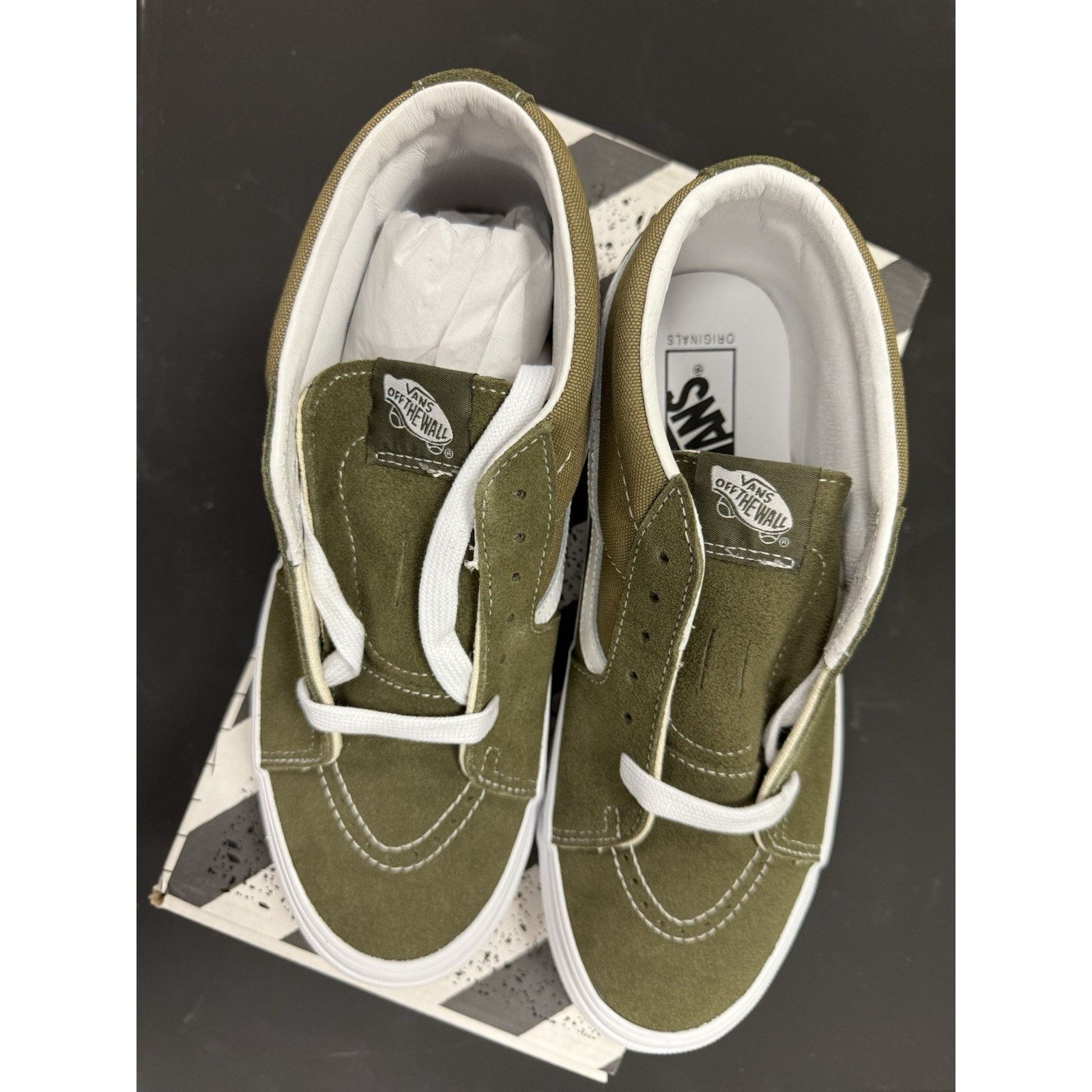 Vans Vans OG Sk8-Mid Lx Green/White Size 10 Men’s Brand New W Box Size US 10 / EU 43 - 4 Thumbnail