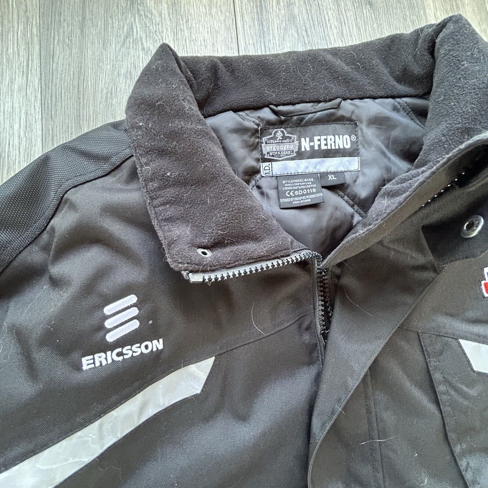 Vintage Ergodyne N-Ferno Jacket 6466 Winter Work Coat 500D Shell Size US XL / EU 56 / 4 - 4 Thumbnail