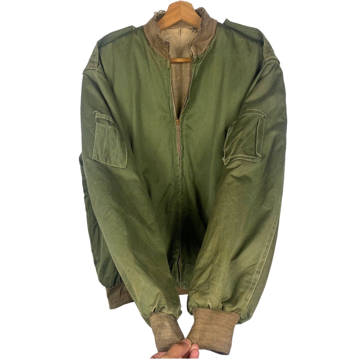 Vintage 💥40s WW2 US ARMY TANKER RARE JACKET Size US M / EU 48-50 / 2 - 14 Thumbnail