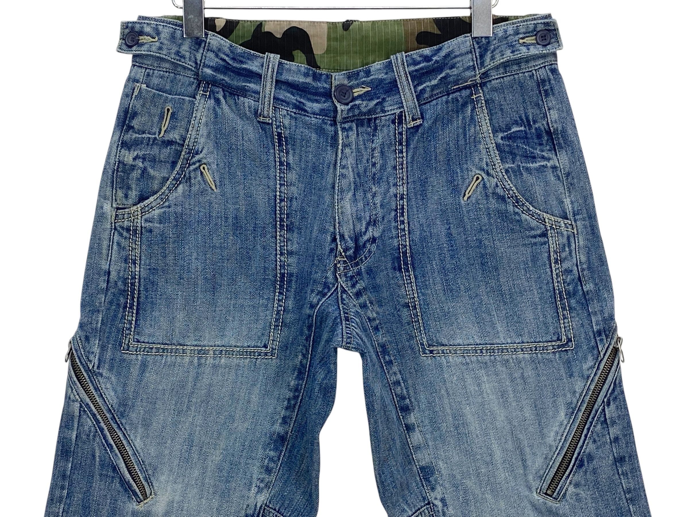 Japanese Brand Cargo Pants Baker Pocket Rodeo Crowns Pants Size US 31 - 3 Thumbnail