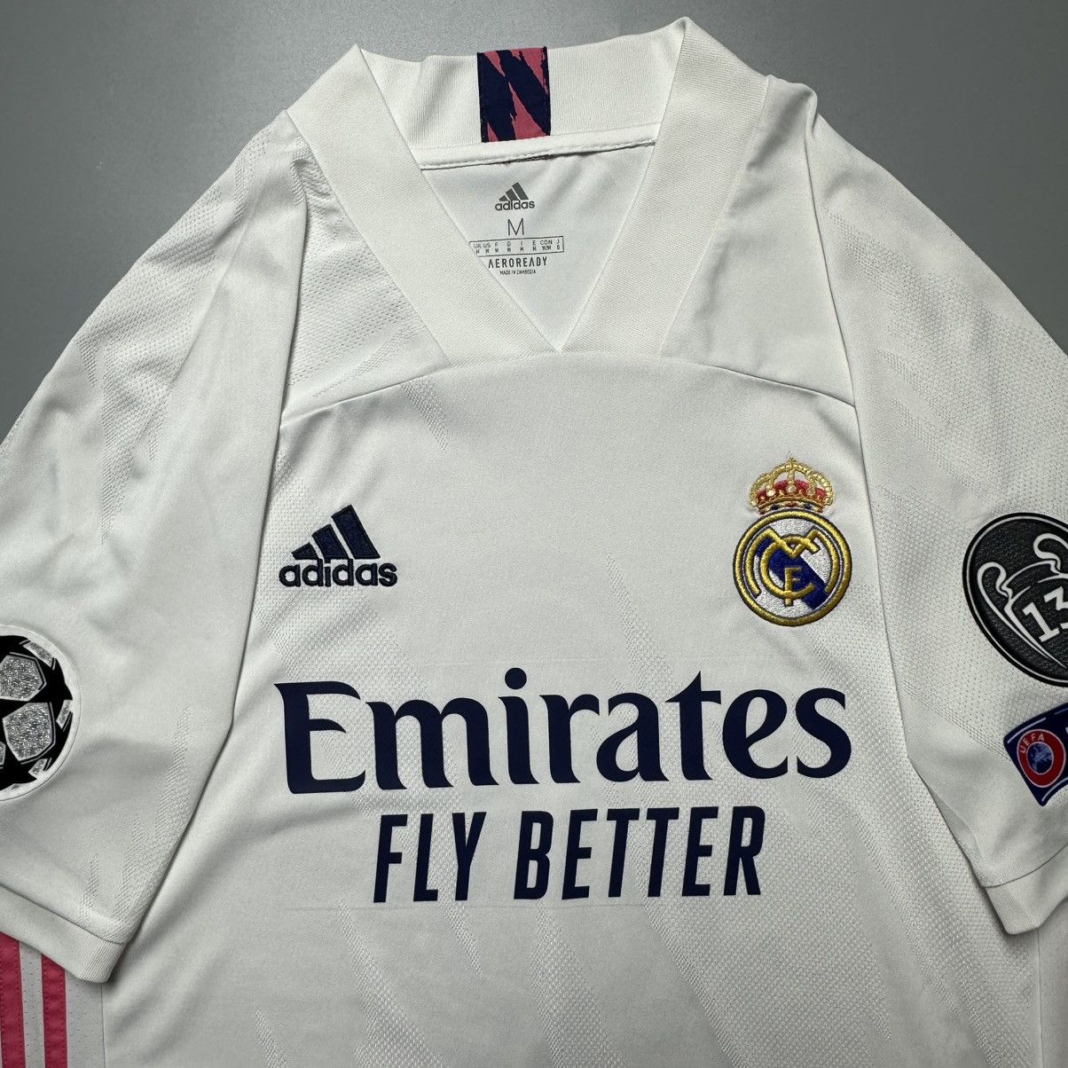 Vintage REAL MADRID ADIDAS 2020/2021 FOOTBALL HOME JERSEY #8 KROOS Size US M / EU 48-50 / 2 - 4 Thumbnail