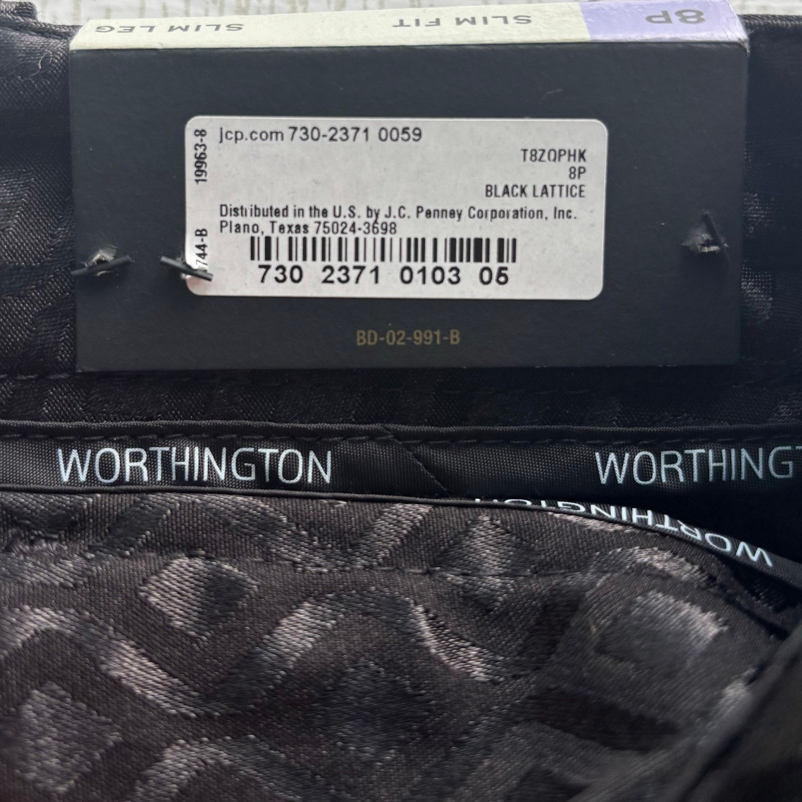 Worthington Worthington Black Slim Fit Ankle Pants NWT Size 8P Size 30" / US 8 / IT 44 - 8 Thumbnail