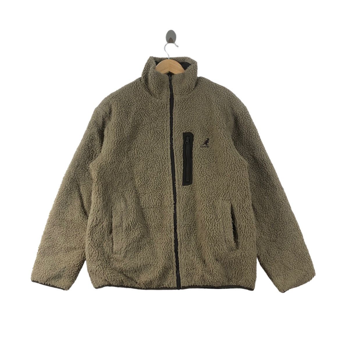 Kangol KANGOL Fleece Jacket Sherpa Deep Pile Outdoor Life Size US M / EU 48-50 / 2 - 1 Thumbnail