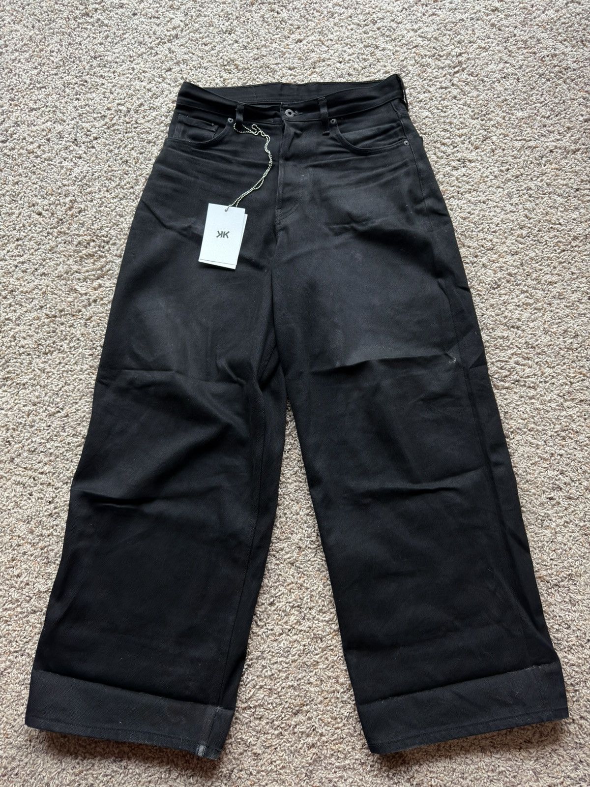 K-Two Studios Ktwo Studios Black Raw Selvedge Denim | Grailed