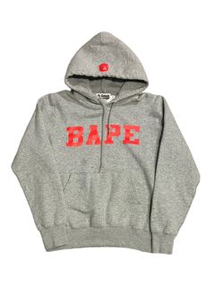 Bape happy new deals year spell out hoodie