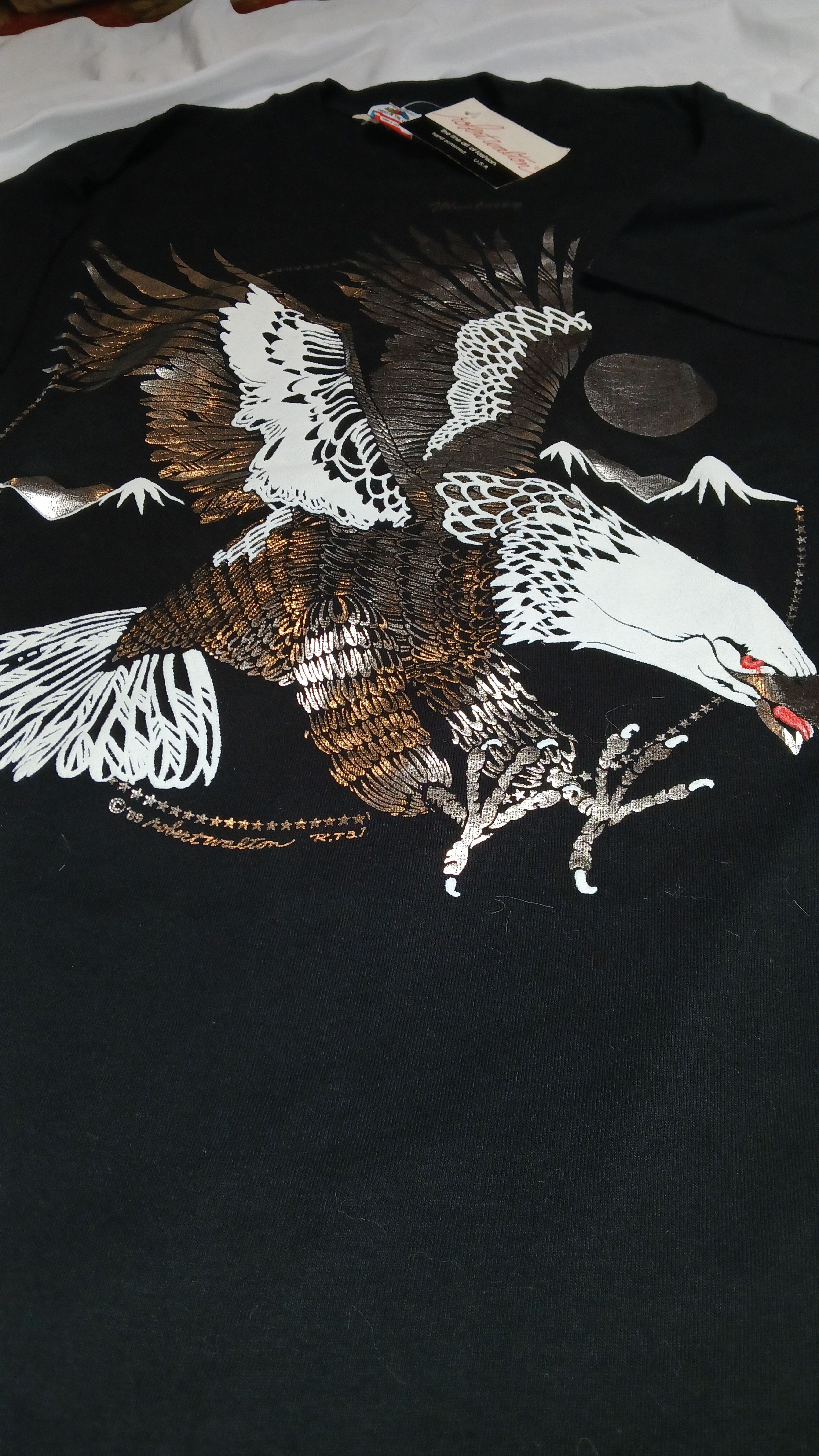 Other NOSVTG1989 Robert Walton Bald Eagle Art TeeXLDeadstockw/Tags Size US XL / EU 56 / 4 - 4 Thumbnail