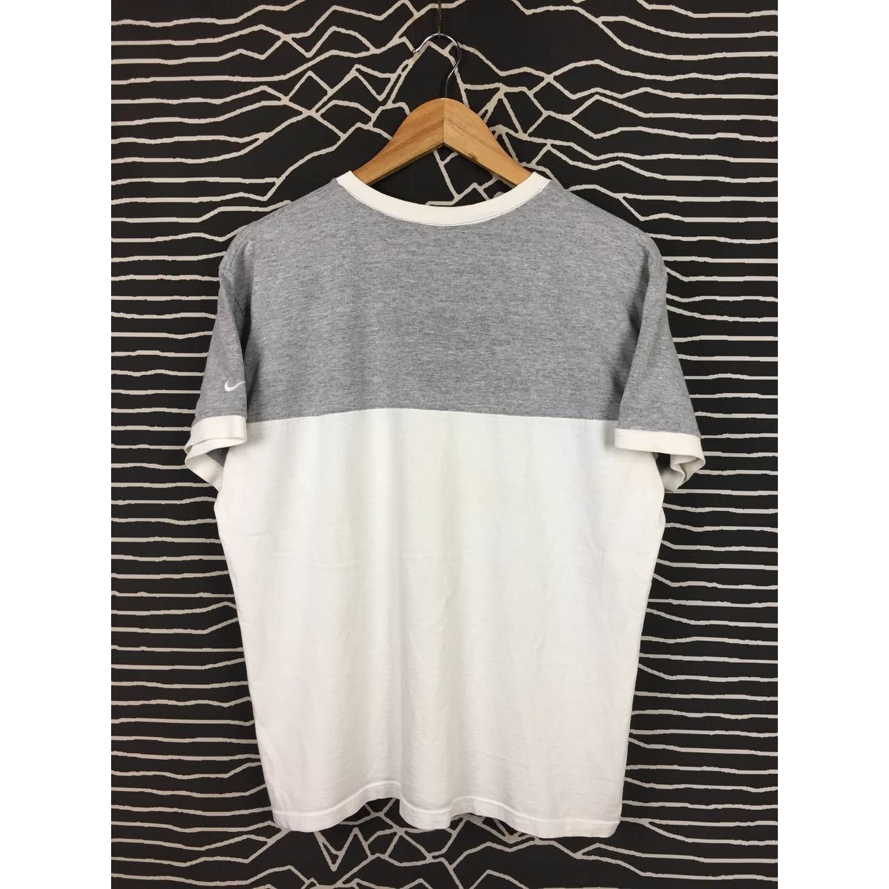Nike × Vintage Vtg 90s Nike Athletics Swoosh Logo Made In Usa Tee Size US L / EU 52-54 / 3 - 13 Thumbnail