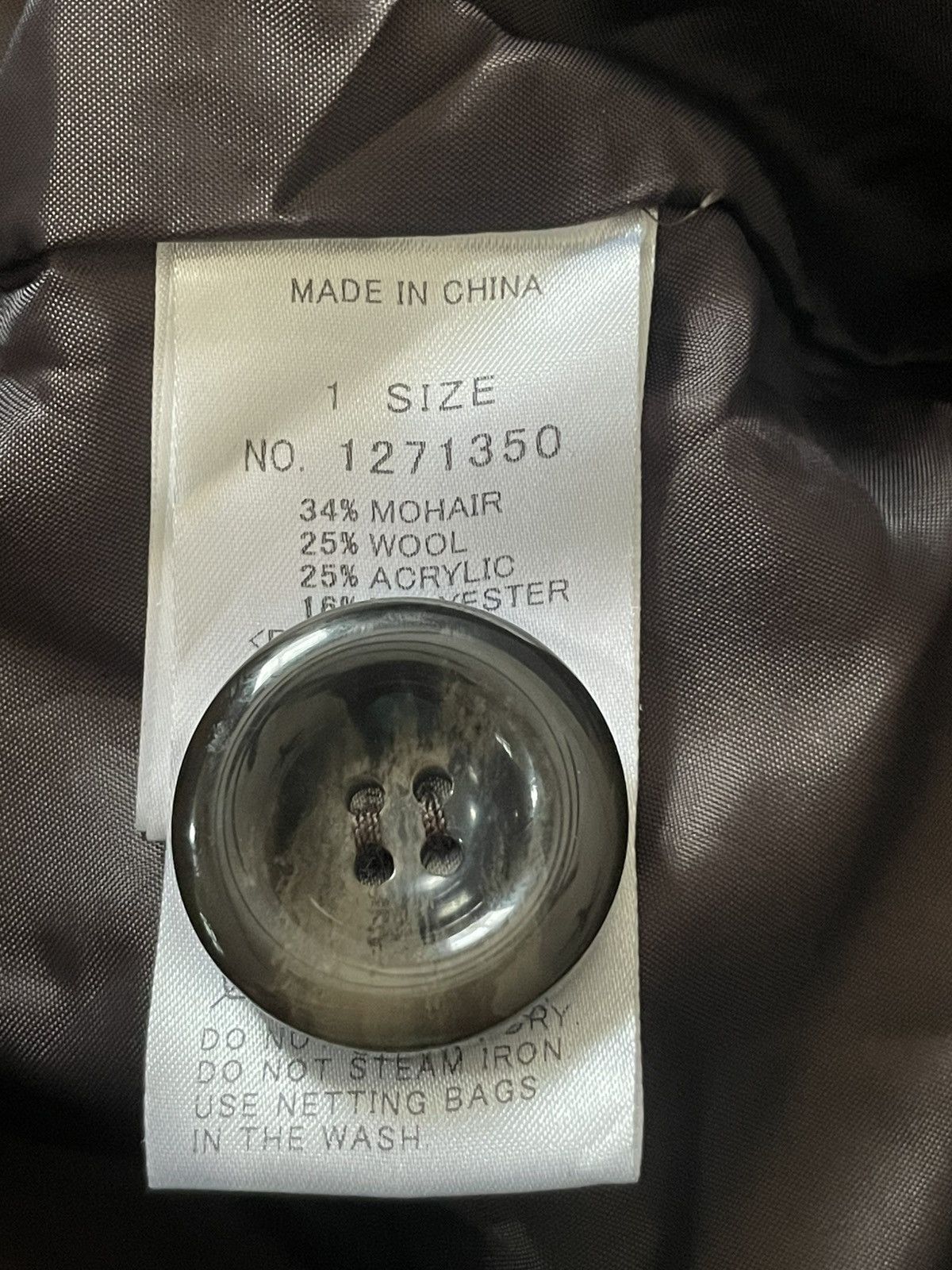 Japanese Brand Ritsuko Shirahama Wool Jacket Size ONE SIZE - 5 Thumbnail