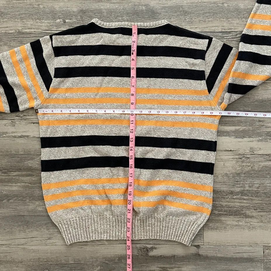 Christian Dior Monsieur Vintage Christian Dior Knite Striped Sweater Size Large Size US L / EU 52-54 / 3 - 6 Thumbnail