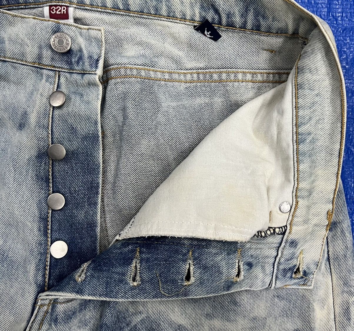 Stussy VINTAGE STUSSY MADE IN USA DENIM PANTS Size US 33 - 6 Thumbnail