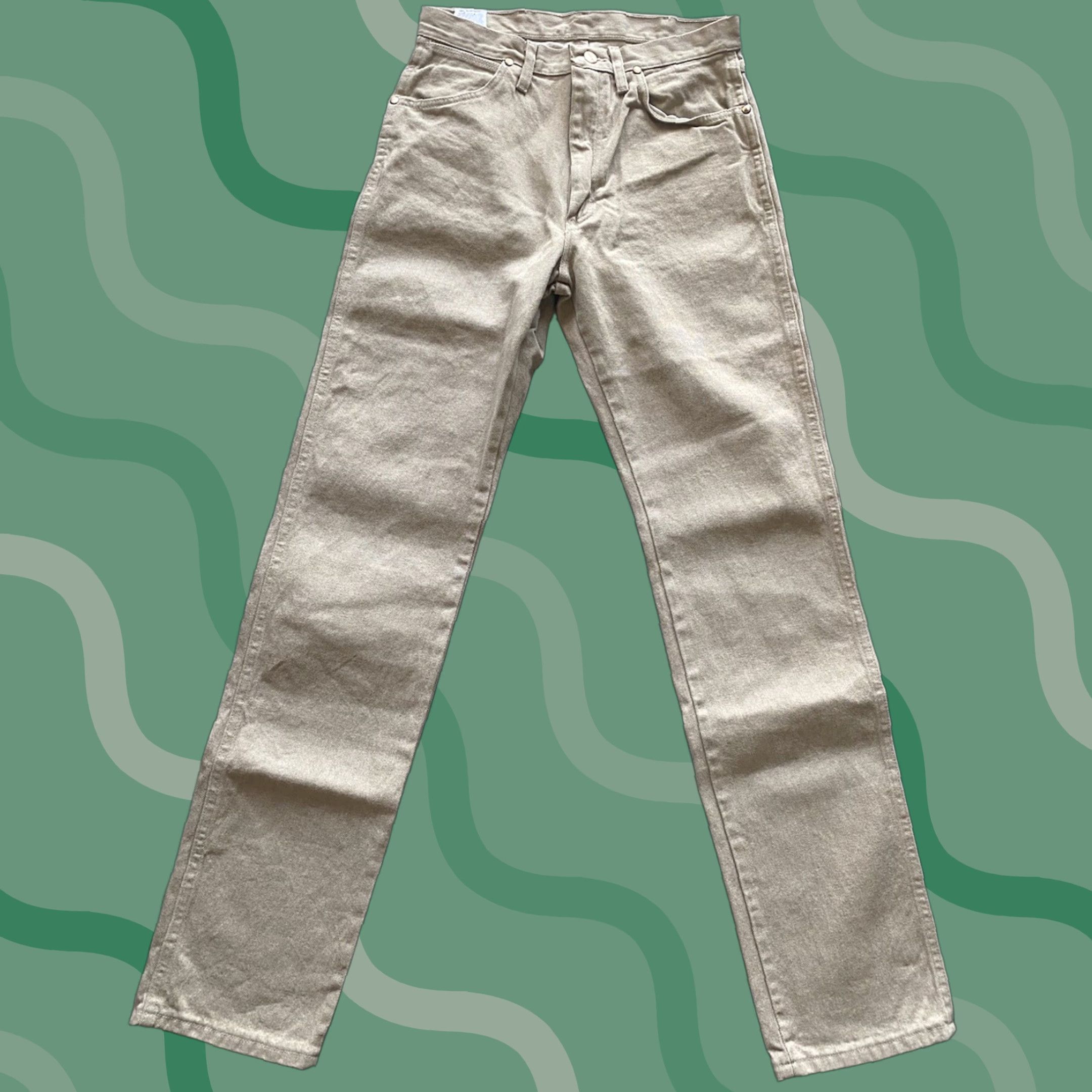 Wrangler Wrangler Jeans 31x36 Cowboy Cut 13MWZ Official Pro Rodeo Competition Jeans Tan NWT Mens Size US 31 - 1 Thumbnail