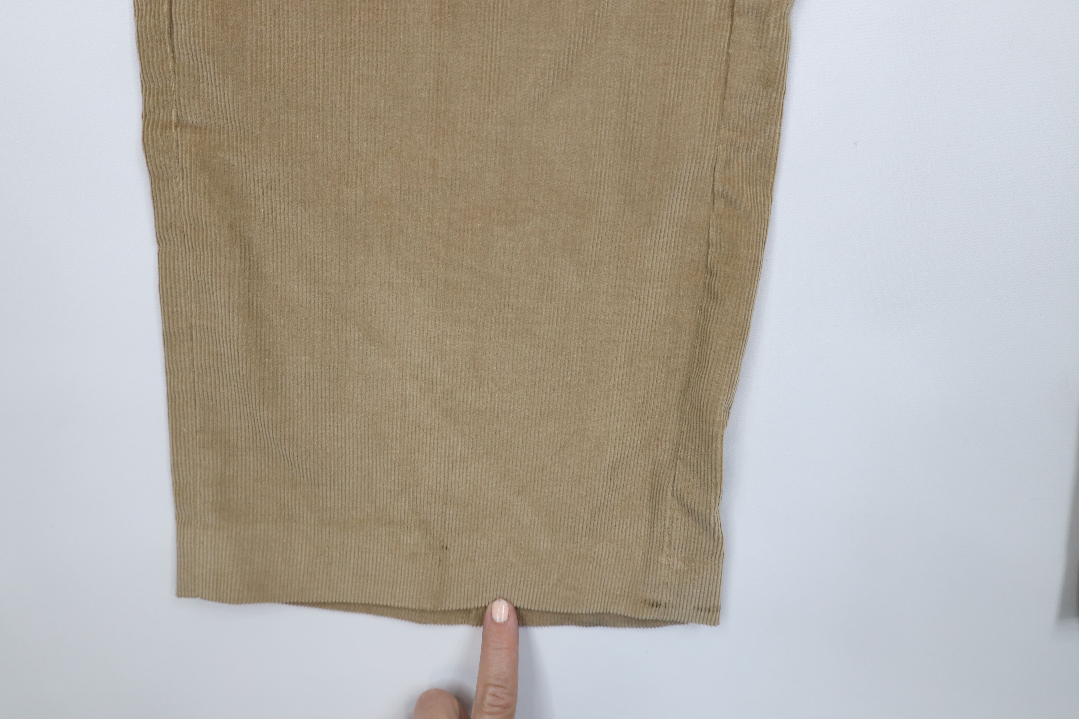 Vintage Vintage 70s Streetwear Corduroy Bell Bottoms Pants Beige USA Size US 42 / EU 58 - 5 Thumbnail