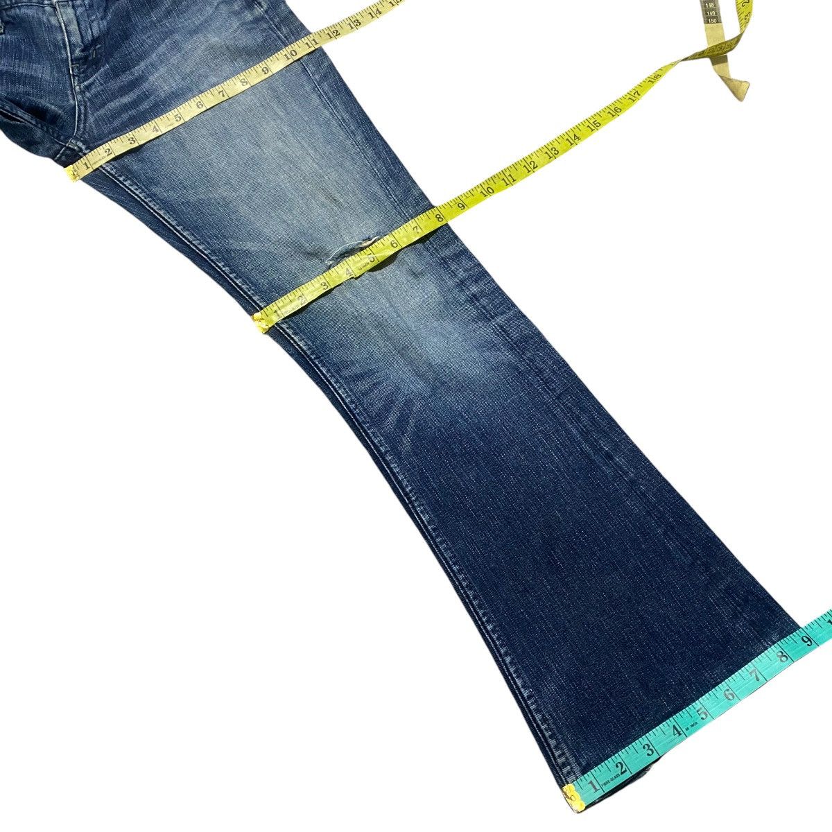 Murder License Murder License Denim Flare Jeans Low Rise Size US 30 / EU 46 - 20 Thumbnail