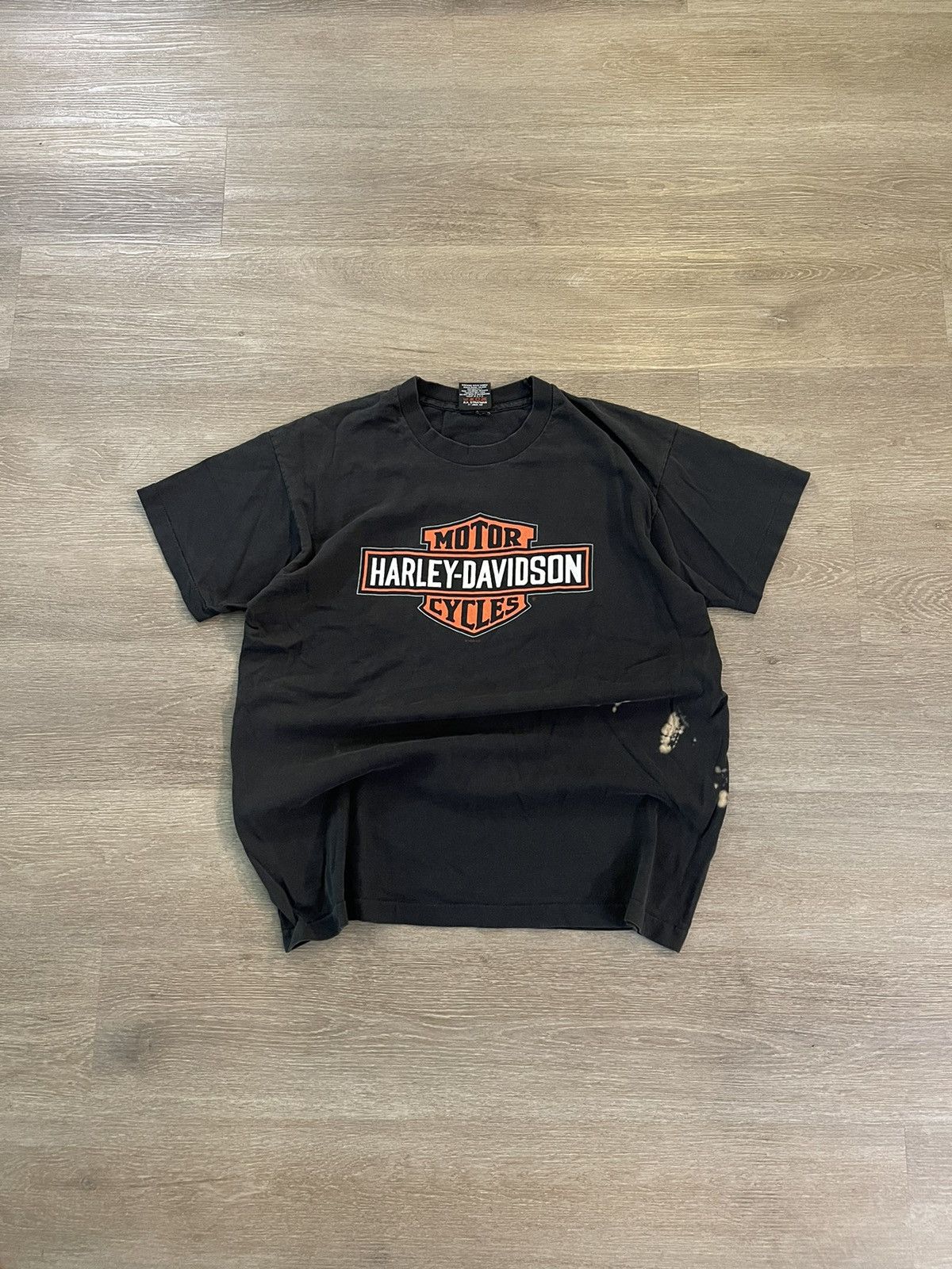 Harley Davidson × Vintage Vintage faded Harley Davidson tee Size US XL / EU 56 / 4 - 1 Thumbnail