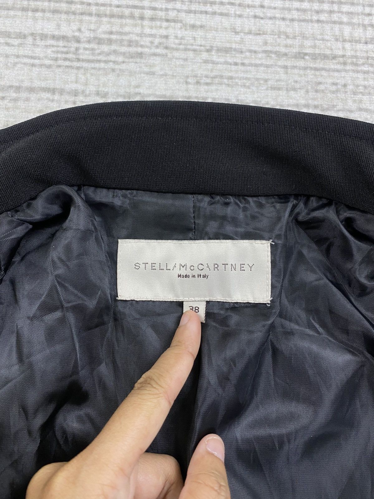 Stella McCartney × Vintage Vtg Stella Mccartney Rare Bolero Style Cropped Silk Blazer Size S / US 4 / IT 40 - 8 Thumbnail