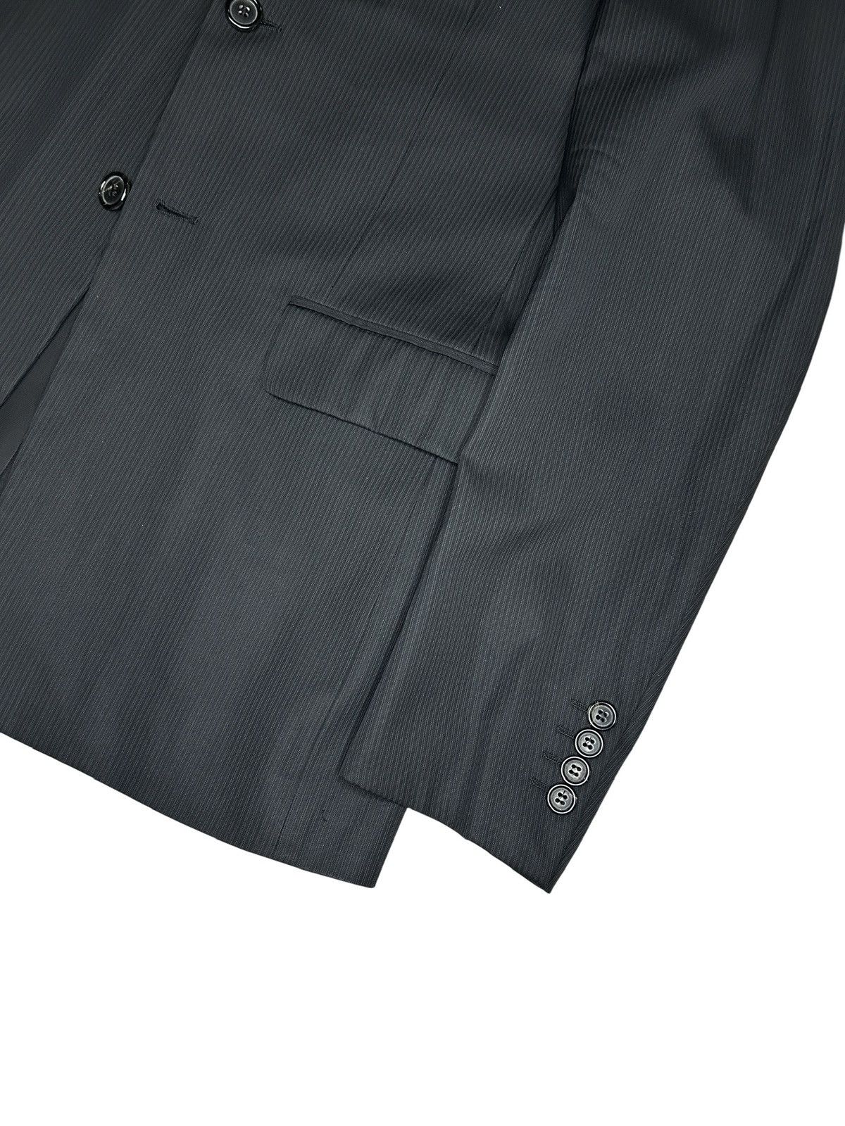 Prada 00s Stripe Suit Ensemble Size 46R - 3 Thumbnail