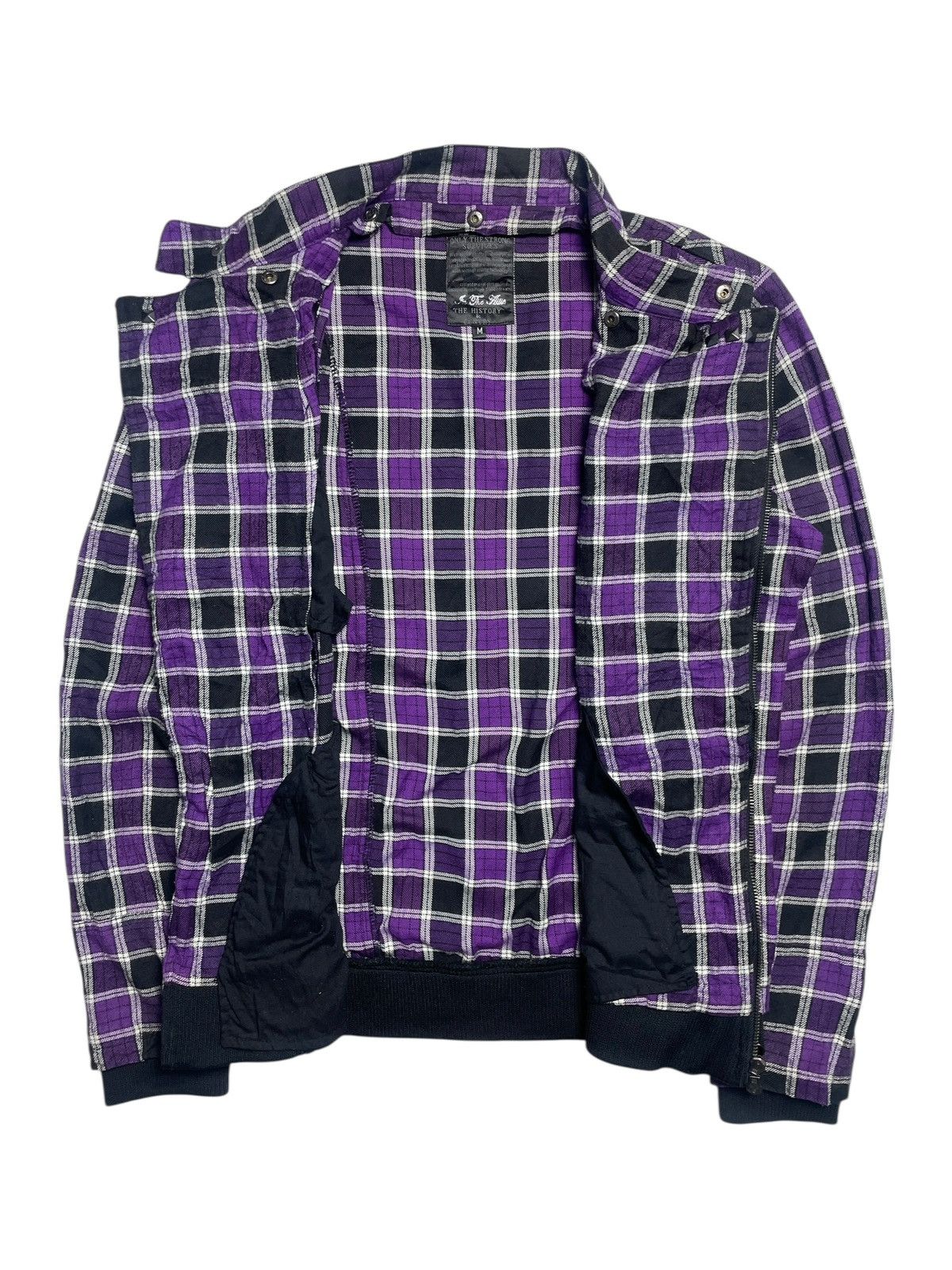 14th Addiction 2000’s In The Attic - Asymmetrical Zip Bikers Style Jacket Size US M / EU 48-50 / 2 - 8 Thumbnail