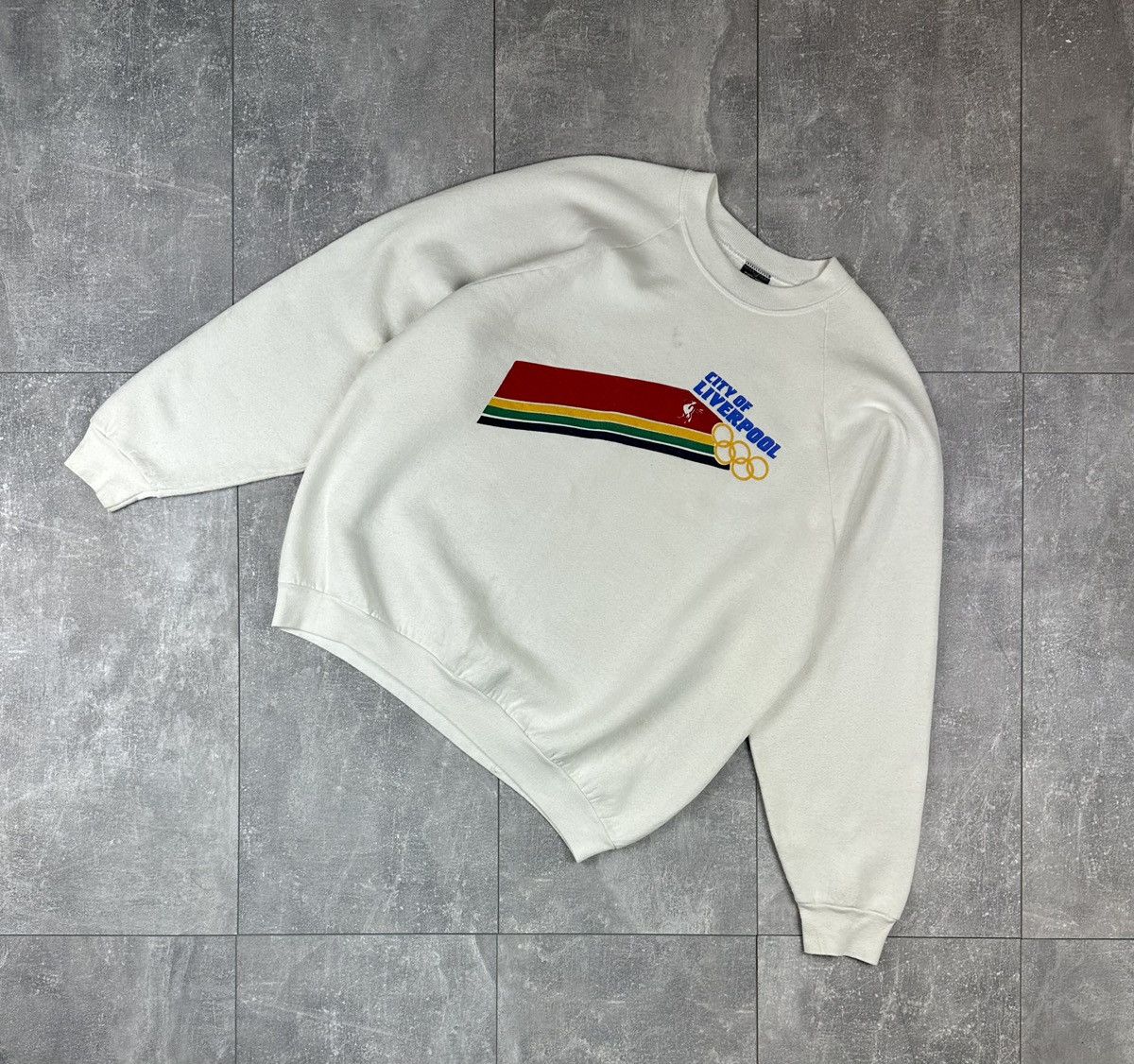 Other City Of Liverpool Olympic Game Retro 90S Sweatshirt Size US L / EU 52-54 / 3 - 1 Thumbnail