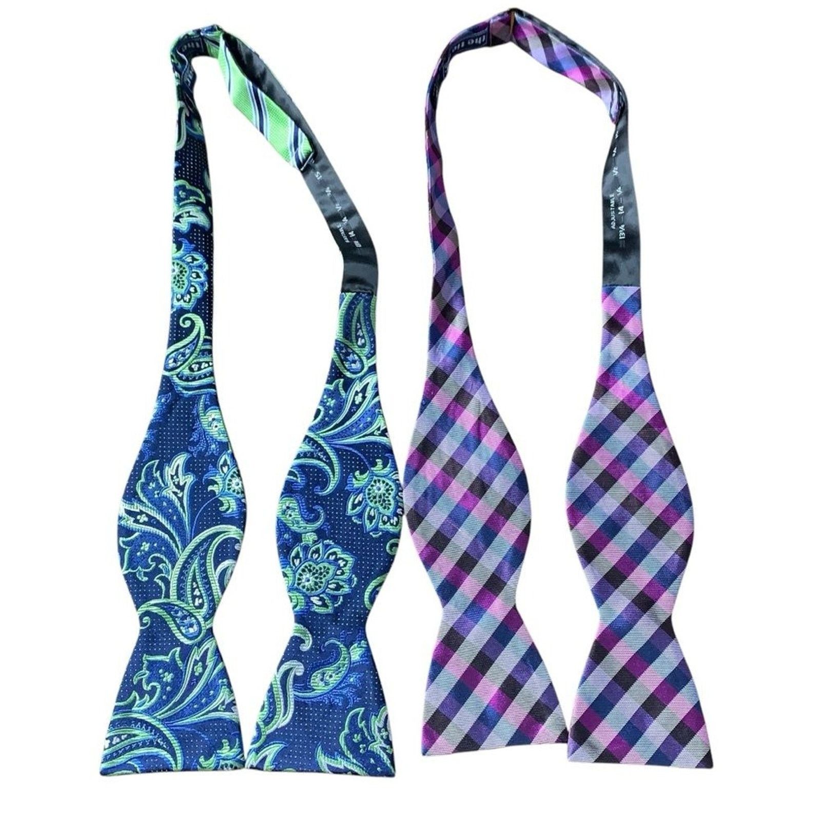 The Tie Bar Lot of 2 The Tie Bar Silk Bow Ties Men's Stain Resistant Size ONE SIZE - 7 Thumbnail