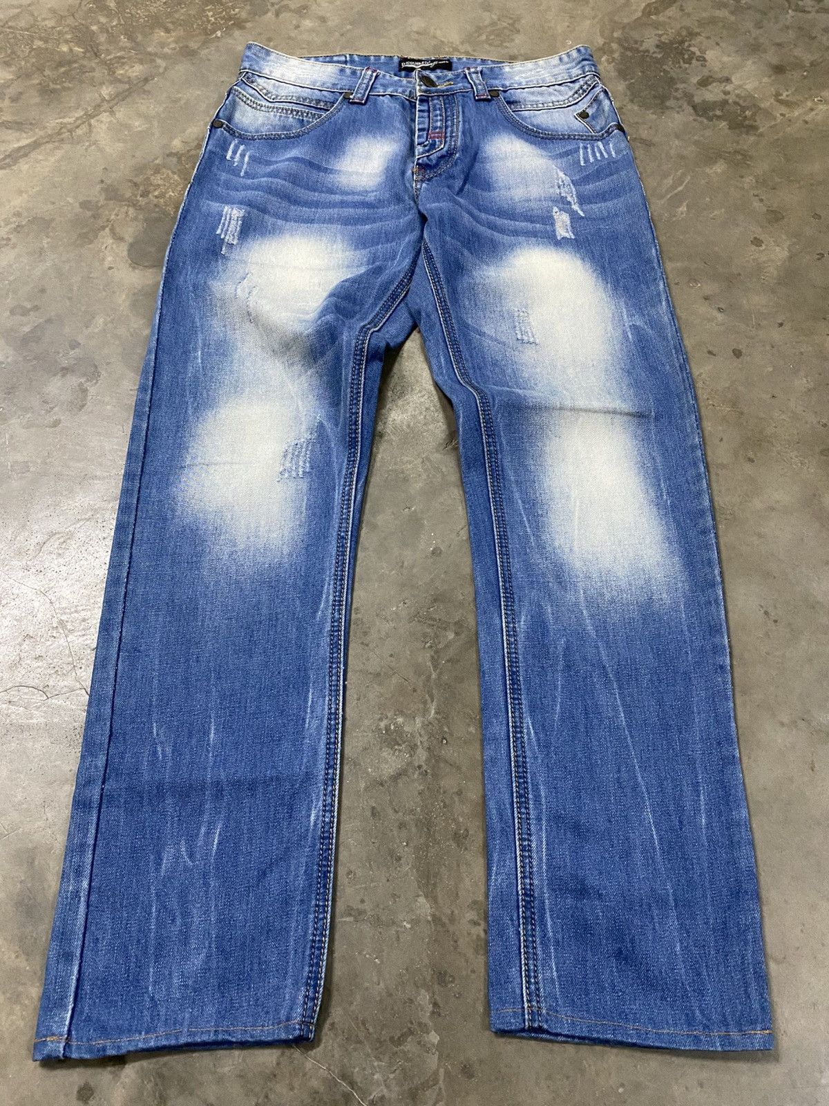 Dsquared2 × JNCO × Jean DSQUARED2 Jeans Distressed Style @250 Size US 31 - 8 Thumbnail
