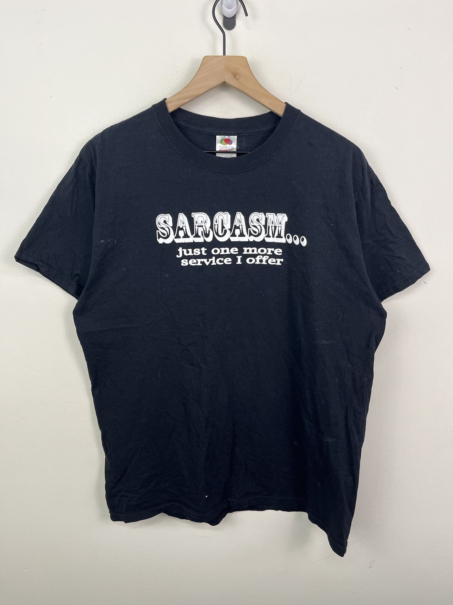 Vintage Vintage Sarcasm Joke T Shirt Size L Size US L / EU 52-54 / 3 - 1 Thumbnail