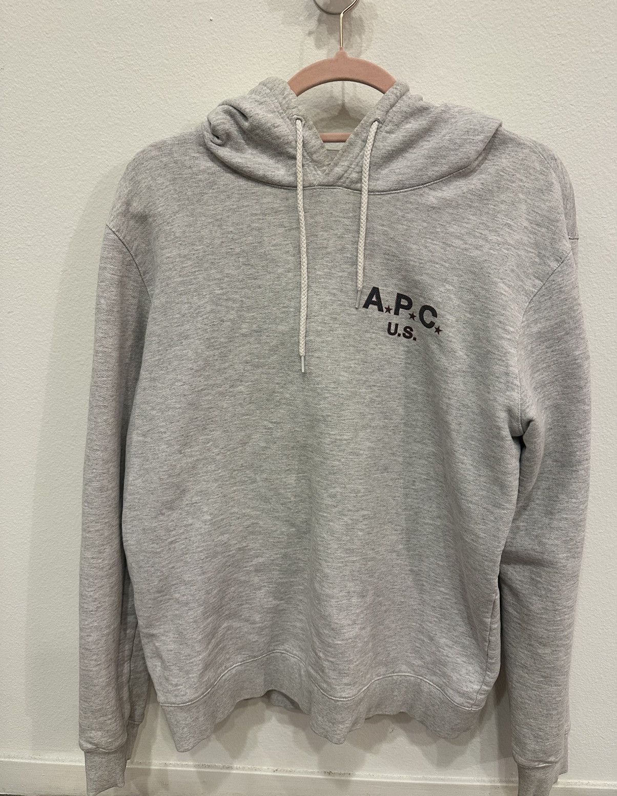 A.P.C. A.P.C. U.S. - Gray Hoodie - Size Medium (Unisex) Size US M / EU 48-50 / 2 - 2 Thumbnail