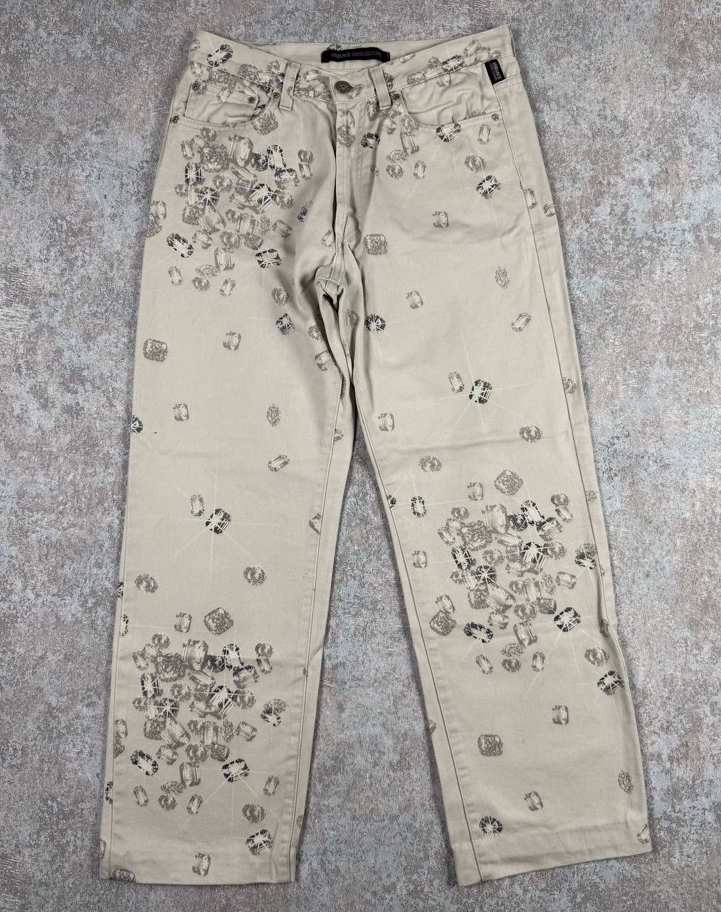 Versace Jeans Couture Versace Jeans Couture Diamond Jewel Graphic Print Size US 32 / EU 48 - 1 Thumbnail