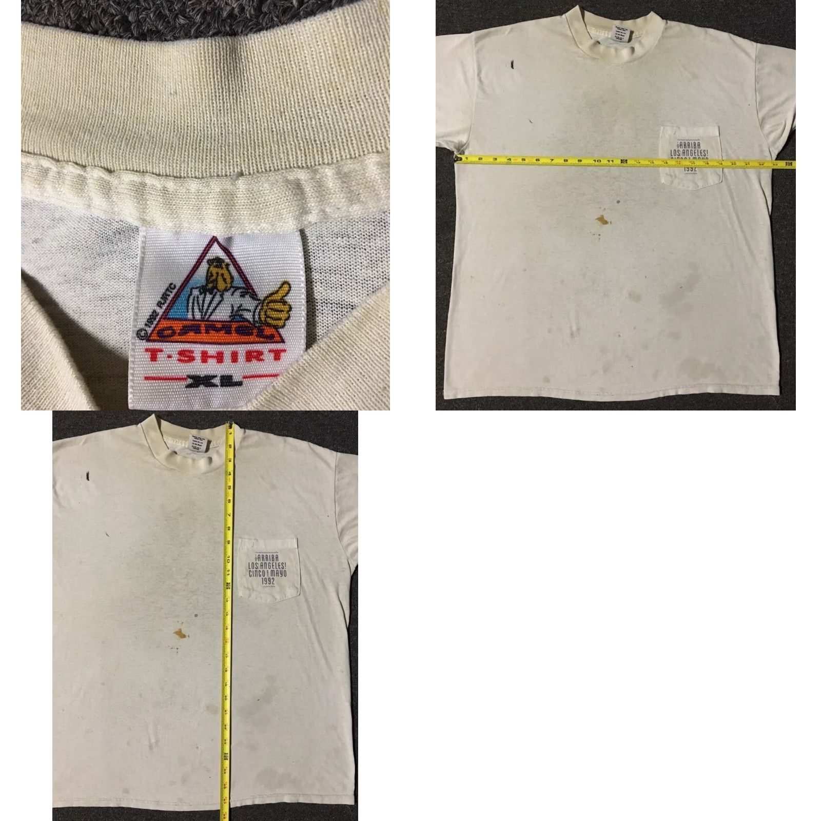 Camel VINTAGE 90s Camel Cigarettes Thrashed Faded Distress Shirt M Smoking Grunge Biker 80 Shirt Mens M White 90s Grunge Vintage USA Size US M / EU 48-50 / 2 - 11 Thumbnail
