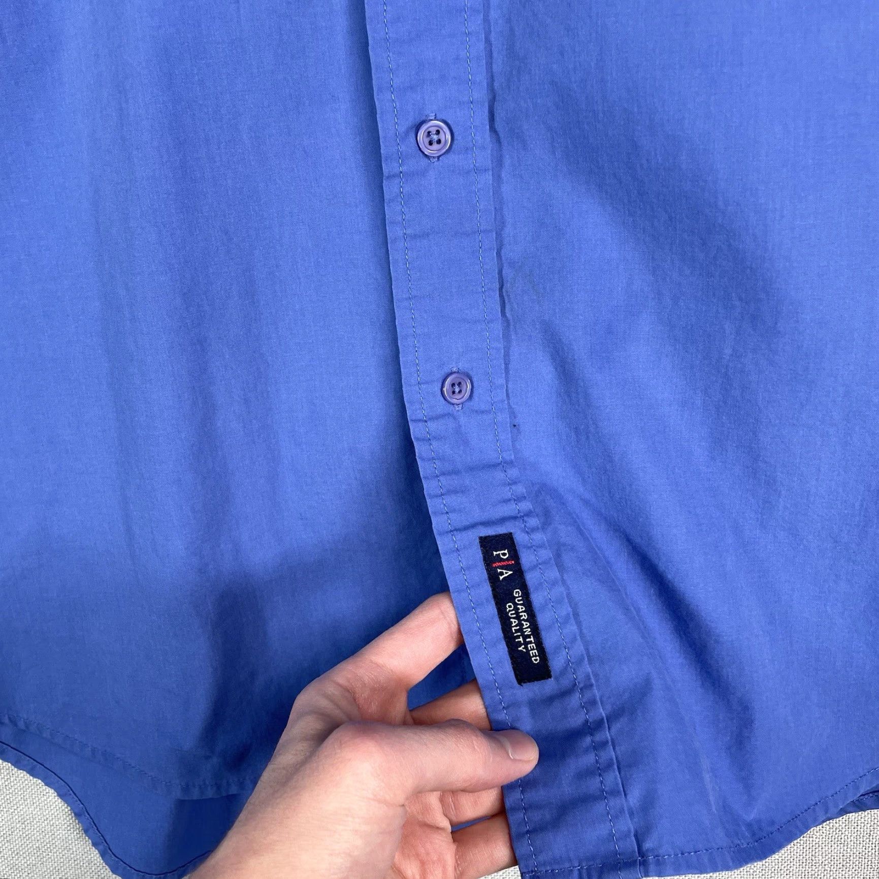 Port Authority Port Authority Phillips 66 Men's Long Sleeve Blue Button Down Shirt Large CU23 Size US L / EU 52-54 / 3 - 5 Thumbnail
