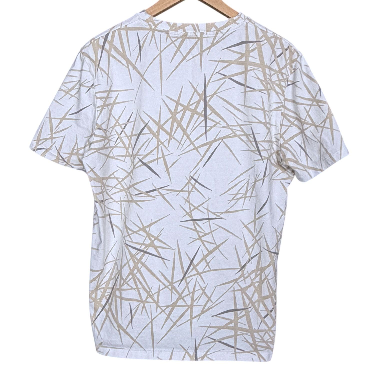 Theory Theory Shirt Men’s L White Tan SS T-Shirt Tropical Preppy Size US L / EU 52-54 / 3 - 2 Thumbnail
