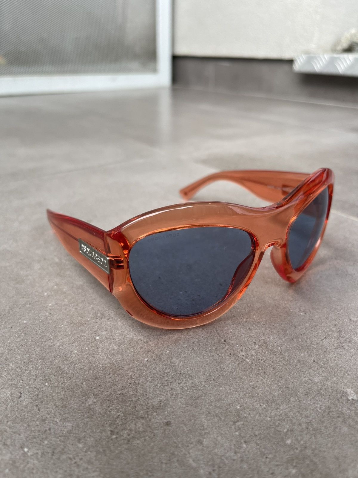 Dsquared2 !DS! Dsquared2 Orange Round Sunglasses Size ONE SIZE - 4 Thumbnail