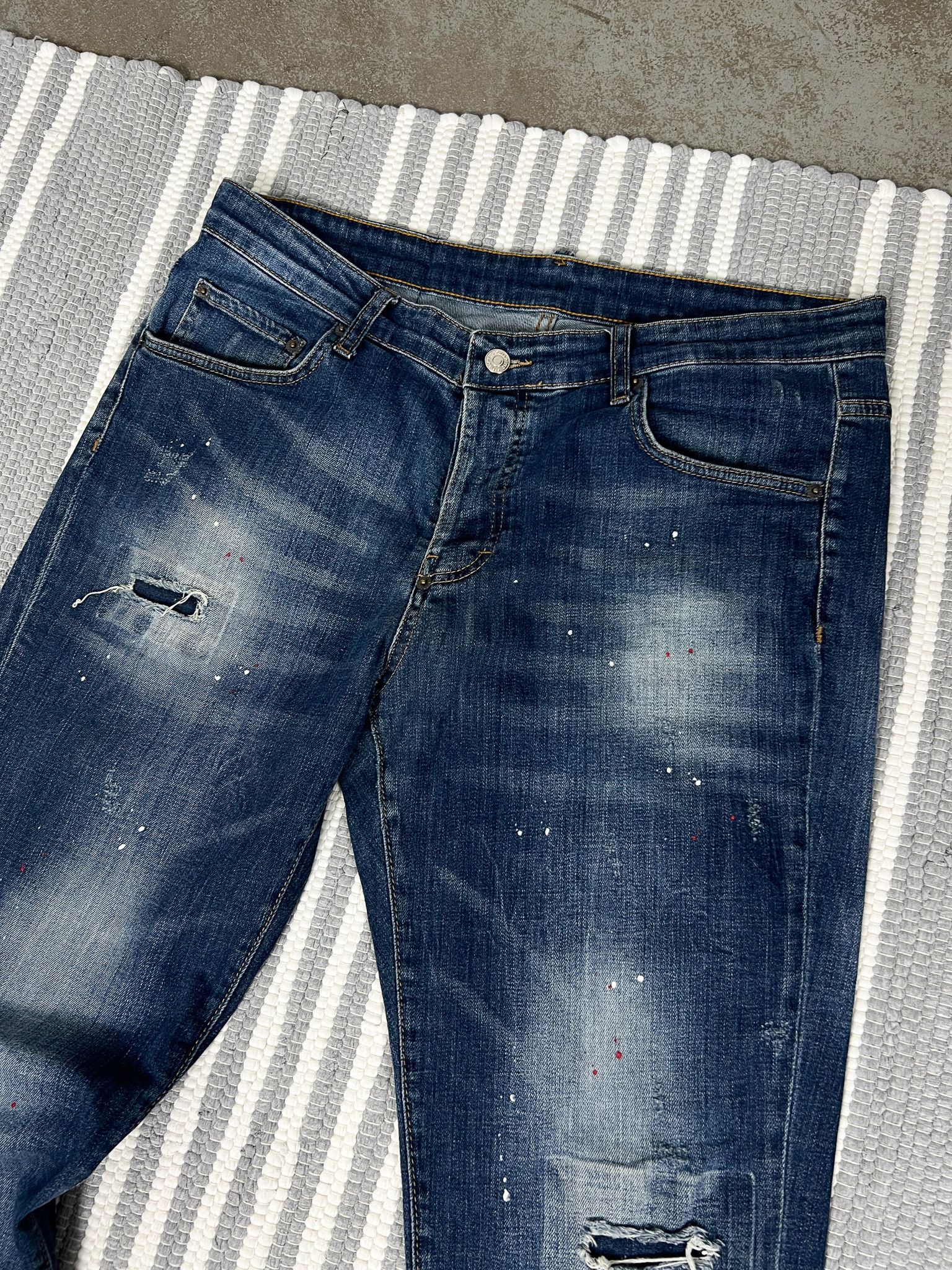 Dsquared2 Dsquared2 Skinny Blue Denim Jeans Size US 34 / EU 50 - 3 Thumbnail