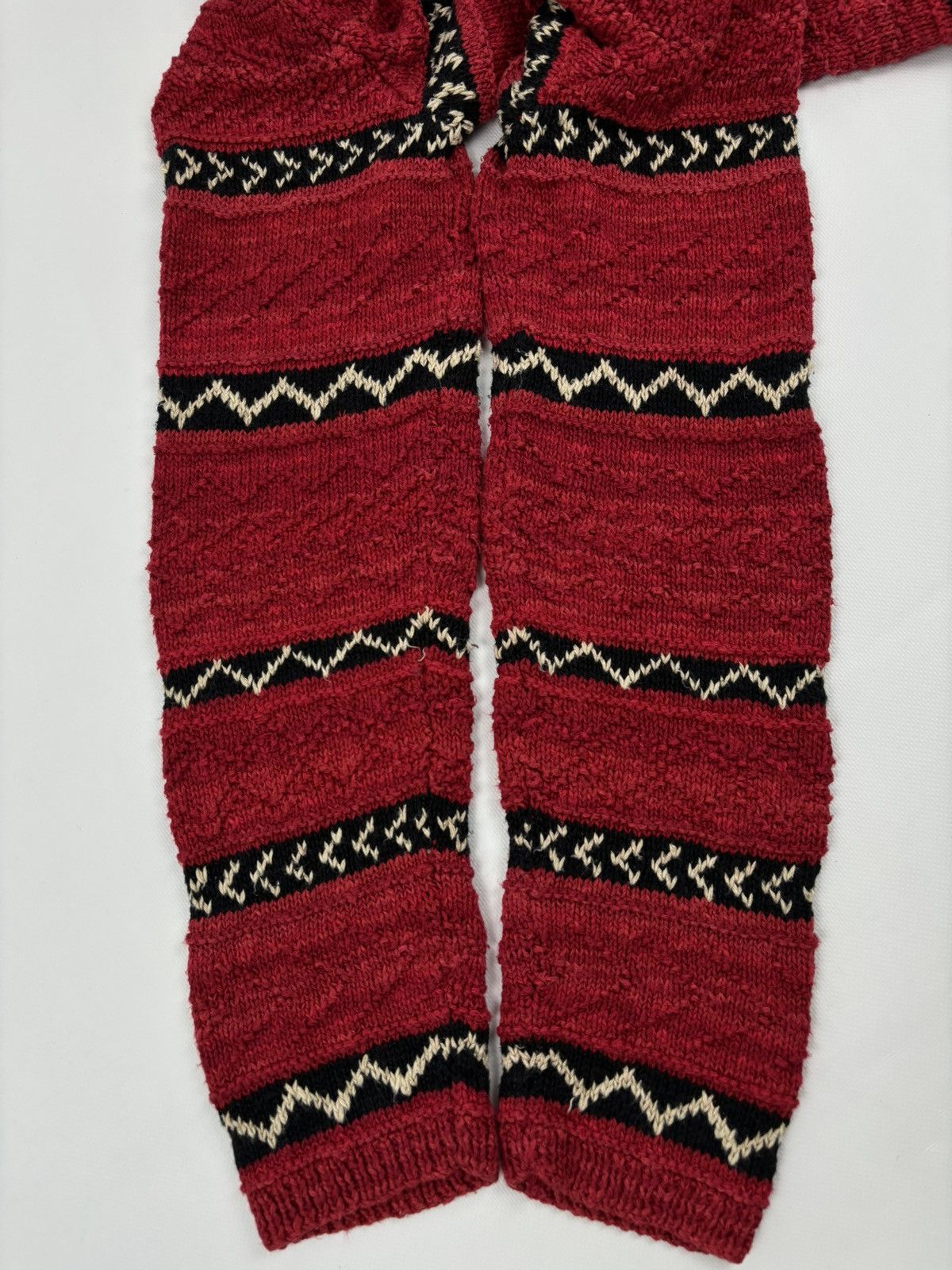 Lauren Ralph Lauren RARE Polo RRL Hand Knit Linen Aztec Navajo Striped Cardigan Size US M / EU 48-50 / 2 - 18 Thumbnail