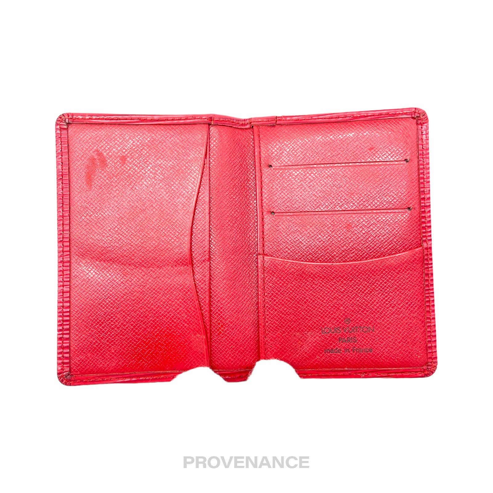 Louis Vuitton 🔴 Louis Vuitton Pocket Organizer - Red Epi Leather Size ONE SIZE - 7 Thumbnail