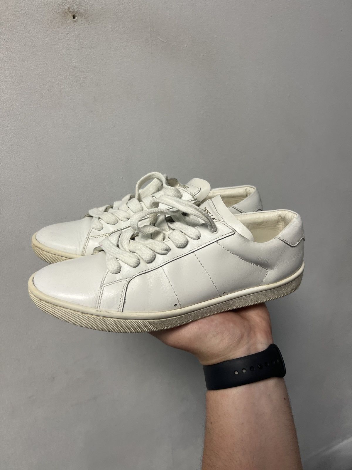 Saint Laurent Paris Saint Laurent Paris Womens Shoes Size 36 White Size US 5 / IT 35 - 6 Thumbnail