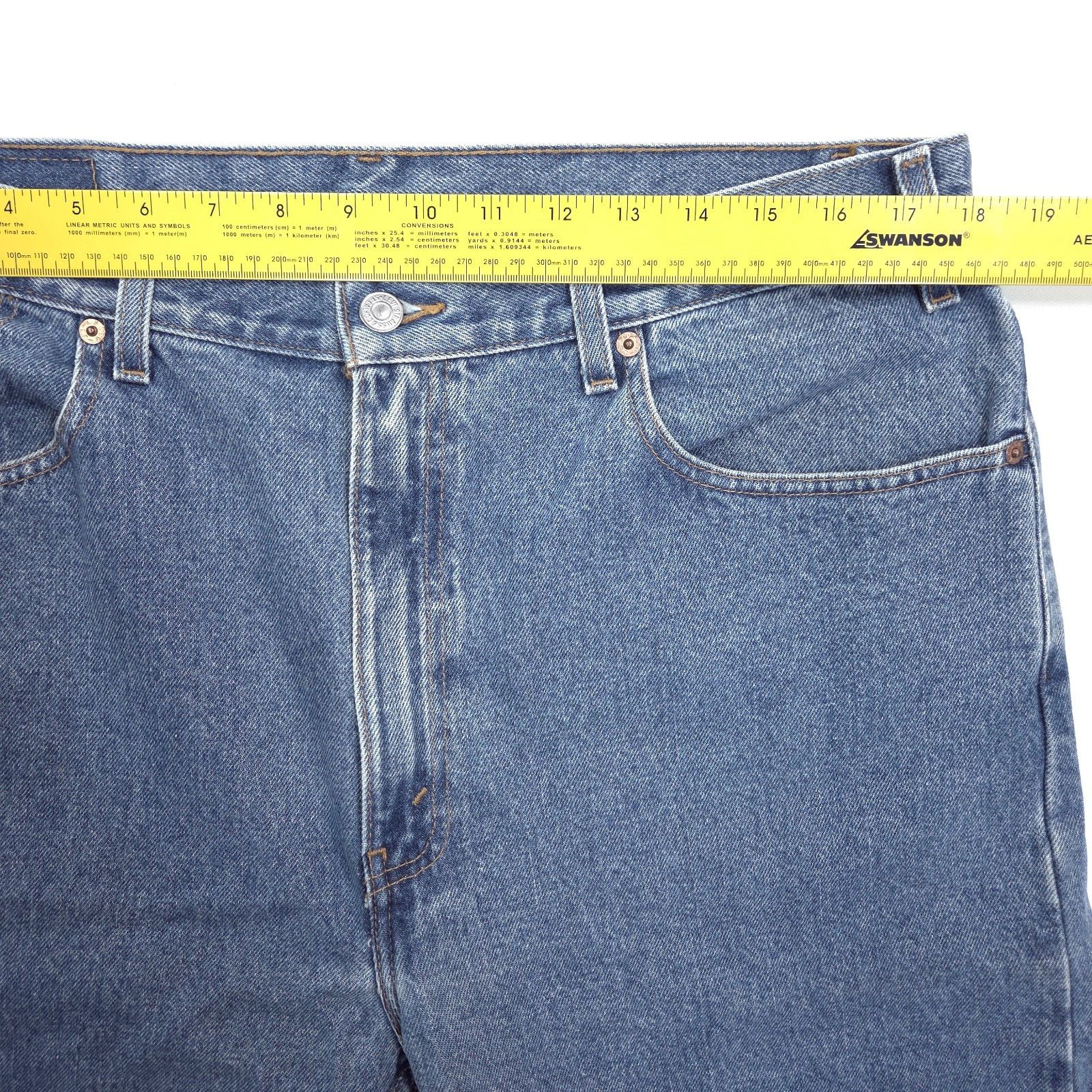 Levi's Vintage Levis 505 Jeans Mens 38x30 Blue Dad Work USA Size US 38 / EU 54 - 5 Thumbnail